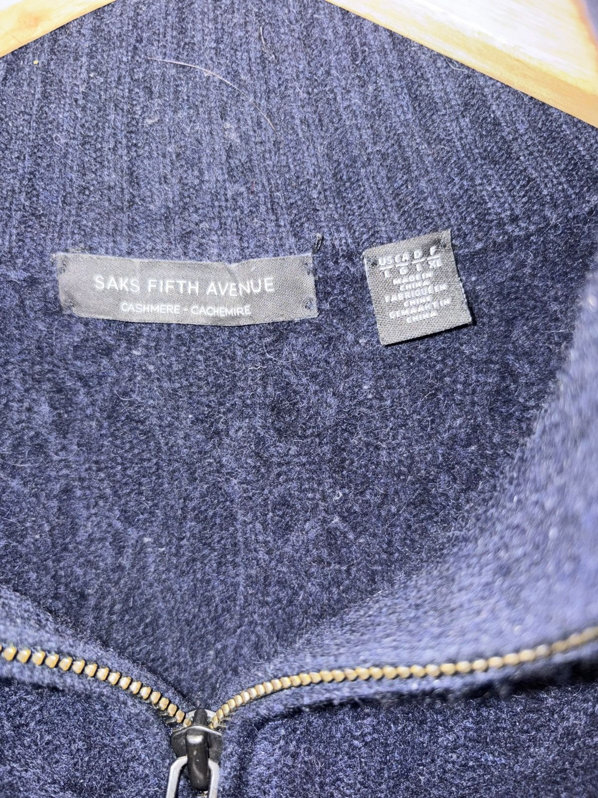 Saks Fifth Avenue Cashmere quarter zip - Saks fifth avenue Size US XL / EU 56 / 4 - 2 Thumbnail