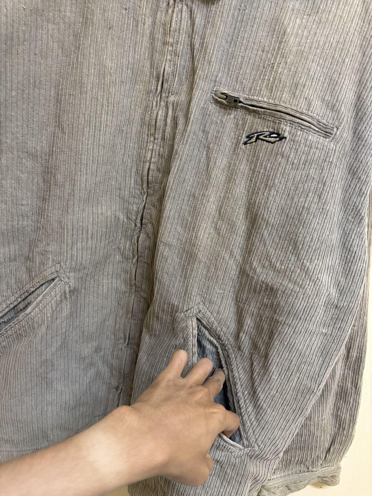 Quiksilver Vintage 90s Rusty Surf Corduroy Jacket Surfing Skateboard Size US L / EU 52-54 / 3 - 17 Thumbnail