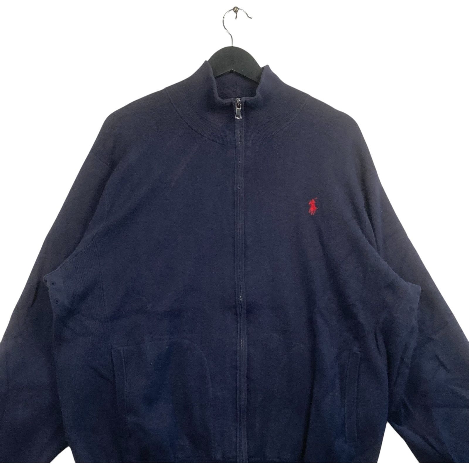 Polo Ralph Lauren Vintage Polo Ralph Lauren Mini Horse Full Zip Sweater 2XL Size US XXL / EU 58 / 5 - 2 Thumbnail