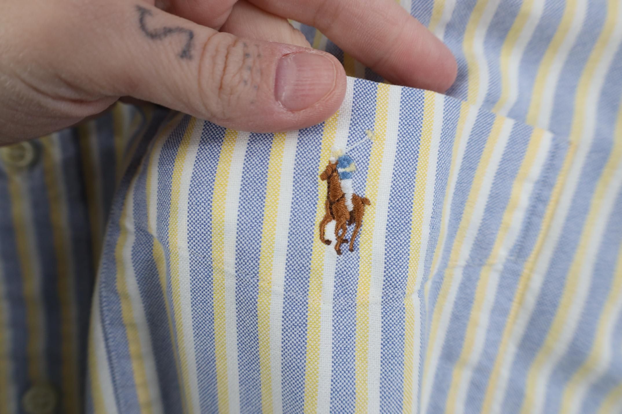Polo Ralph Lauren Vintage 90s Ralph Lauren Shirt Oxford Button Down Shirt Size US M / EU 48-50 / 2 - 7 Thumbnail
