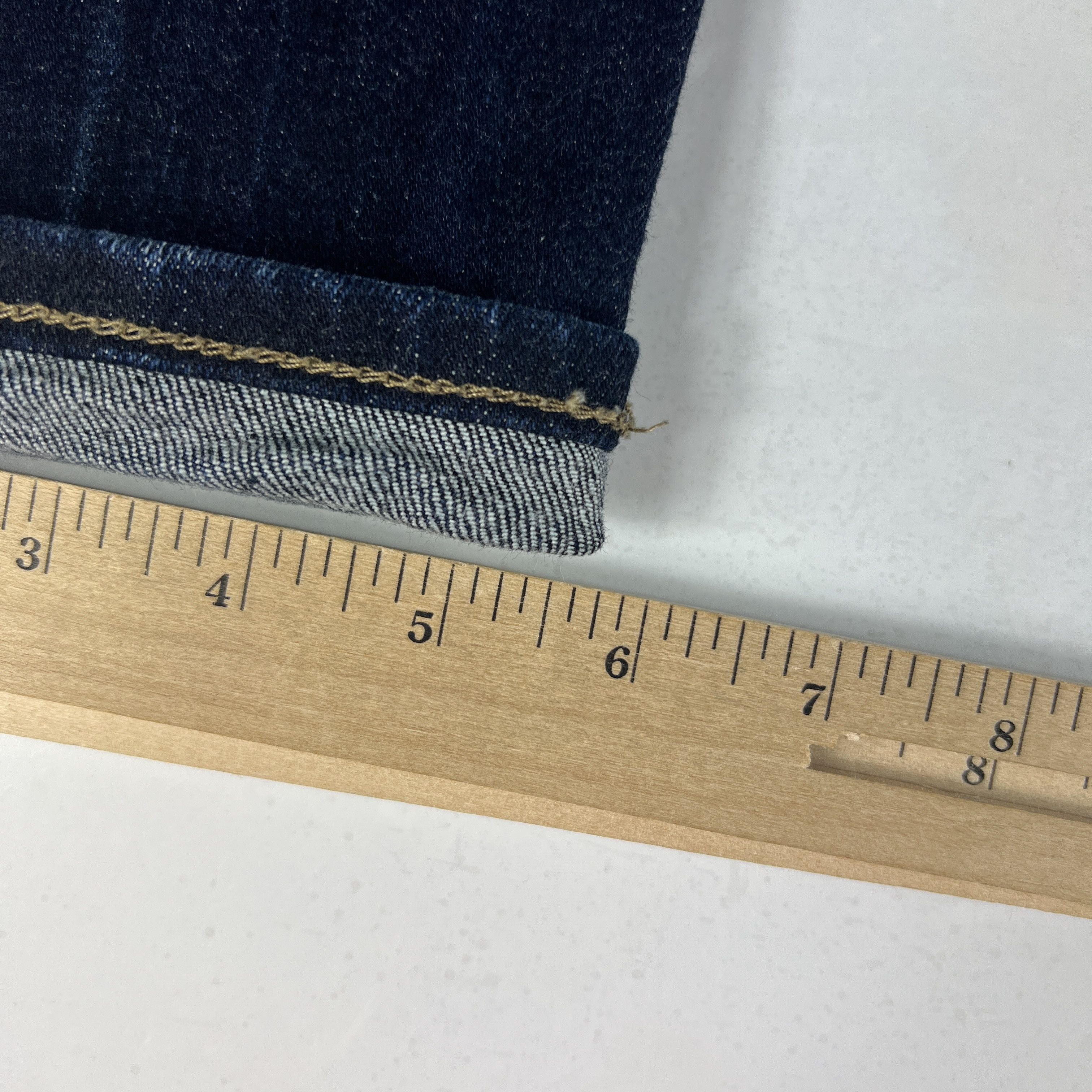 Uniqlo Uniqlo Jean Skinny Tapered Selvedge Kaihara Dark Blue Denim Size US 30 / EU 46 - 14 Thumbnail