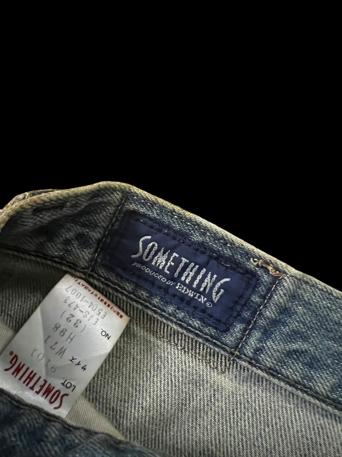 If Six Was Nine Flare Jean Vintage Edwin Something Mud Wash Jean Size US 28 / EU 44 - 12 Thumbnail
