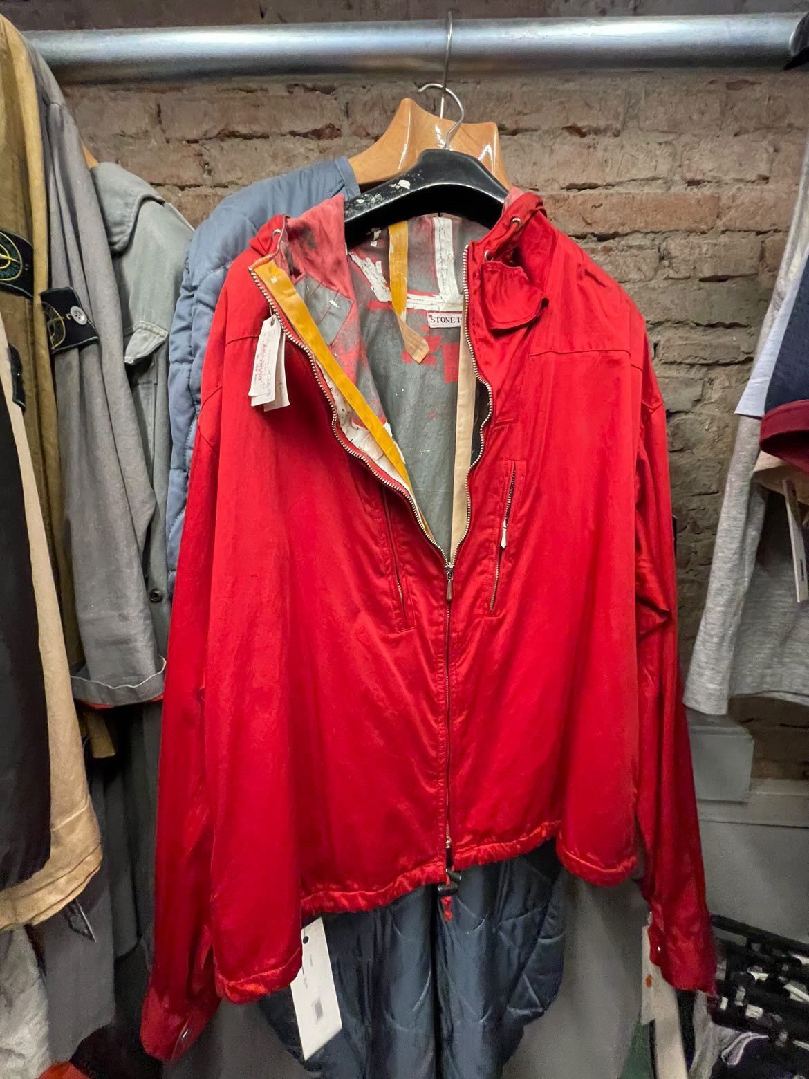 C.P. Company × Massimo Osti × Stone Island Stone Island 1989 Raso Safety Jacket With Reflective Taping Size US L / EU 52-54 / 3 - 6 Thumbnail