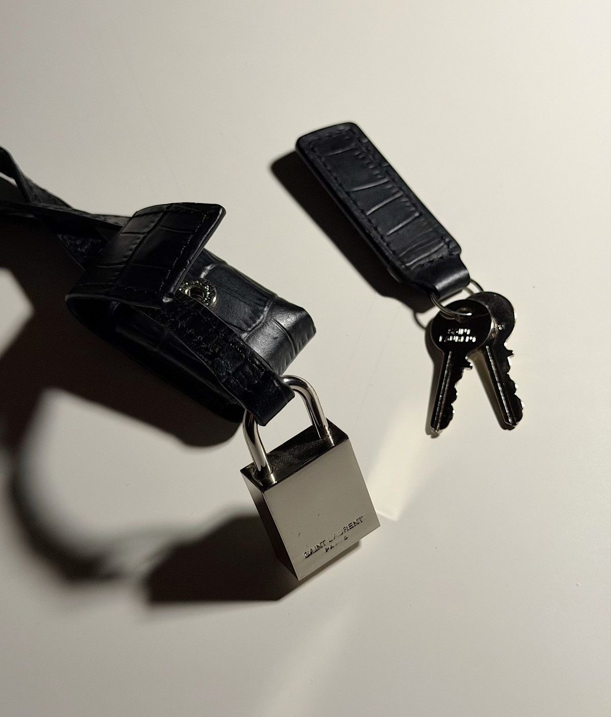 Saint Laurent Paris SAINT LAURENT ‘Sac de Jour’ Lock and Keys w ...