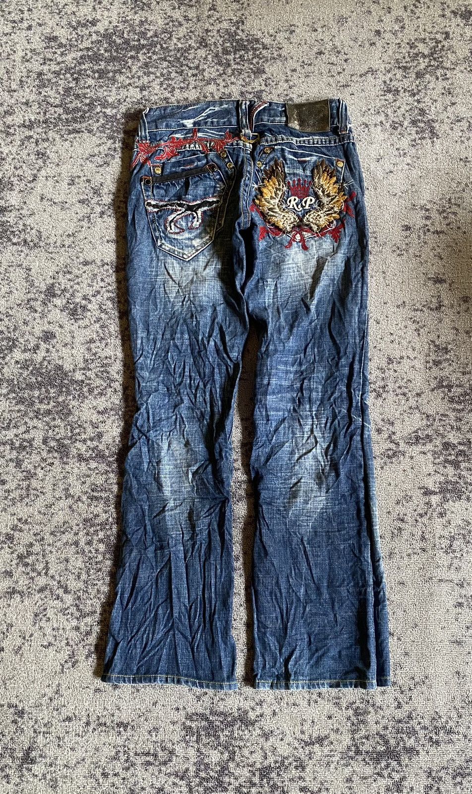 goa 00s 剥す Y2K archive vintage broken Jeans