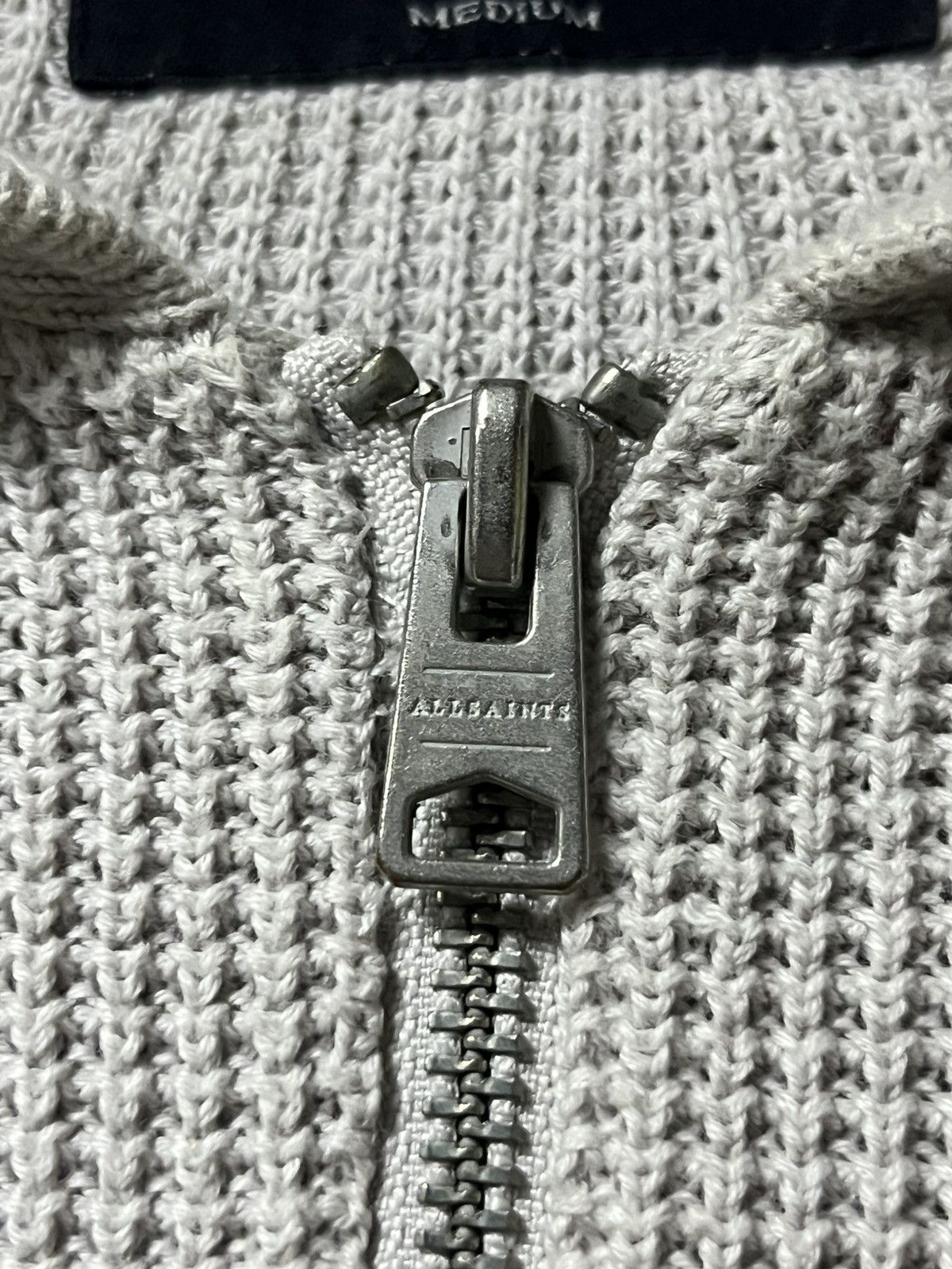 Allsaints Allsaints Zip Hoodie Waffle Size US M / EU 48-50 / 2 - 4 Thumbnail