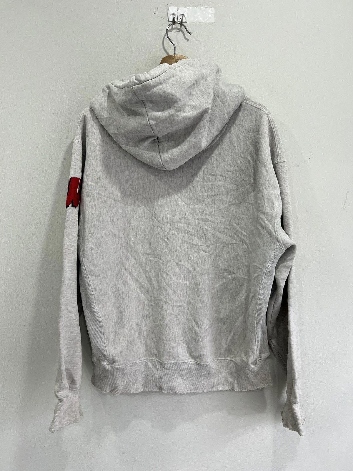 Vintage Vintage Wisconsin Spellout Hoodie sweater thrashed Size US L / EU 52-54 / 3 - 2 Thumbnail
