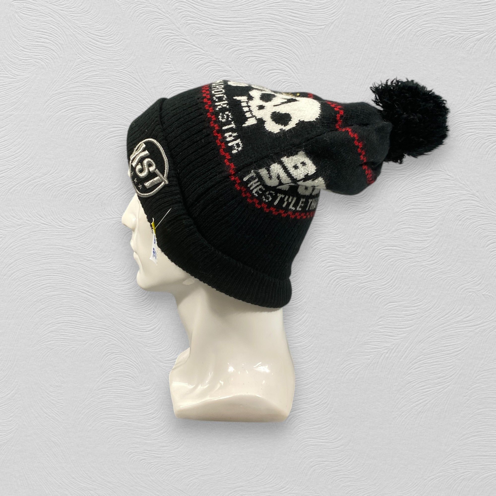 Japanese Brand Batsu Studio Have A crush on A Rock Star Pom Pom Hat-BN702 Size ONE SIZE - 1 Thumbnail