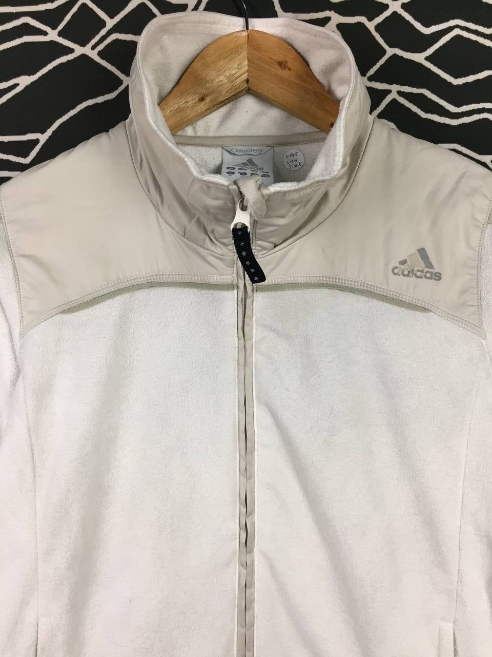 Adidas Adidas Clima365 Climawarm Fleece Full Zip Track Jacket Size L / US 10 / IT 46 - 3 Thumbnail