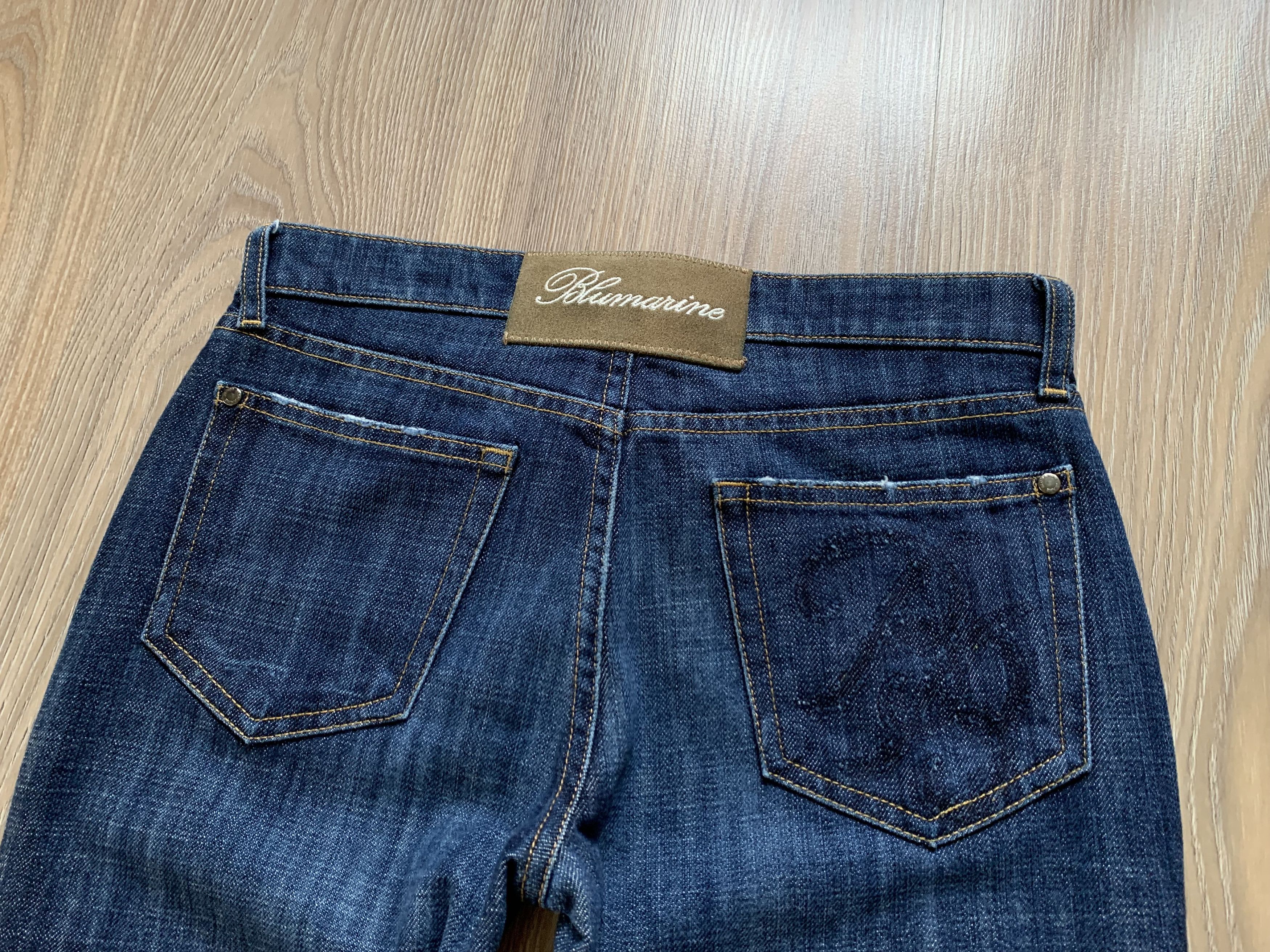 Blumarine Blumarine Blue Denim Flared Jeans Size 32" / US 10 / IT 46 - 7 Thumbnail