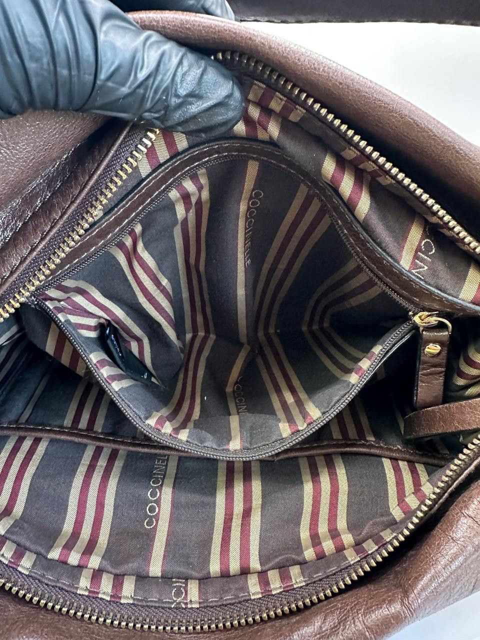 Other Coccinelle Brown Leather Shoulder Bag Classic Italian Design Size ONE SIZE - 13 Thumbnail