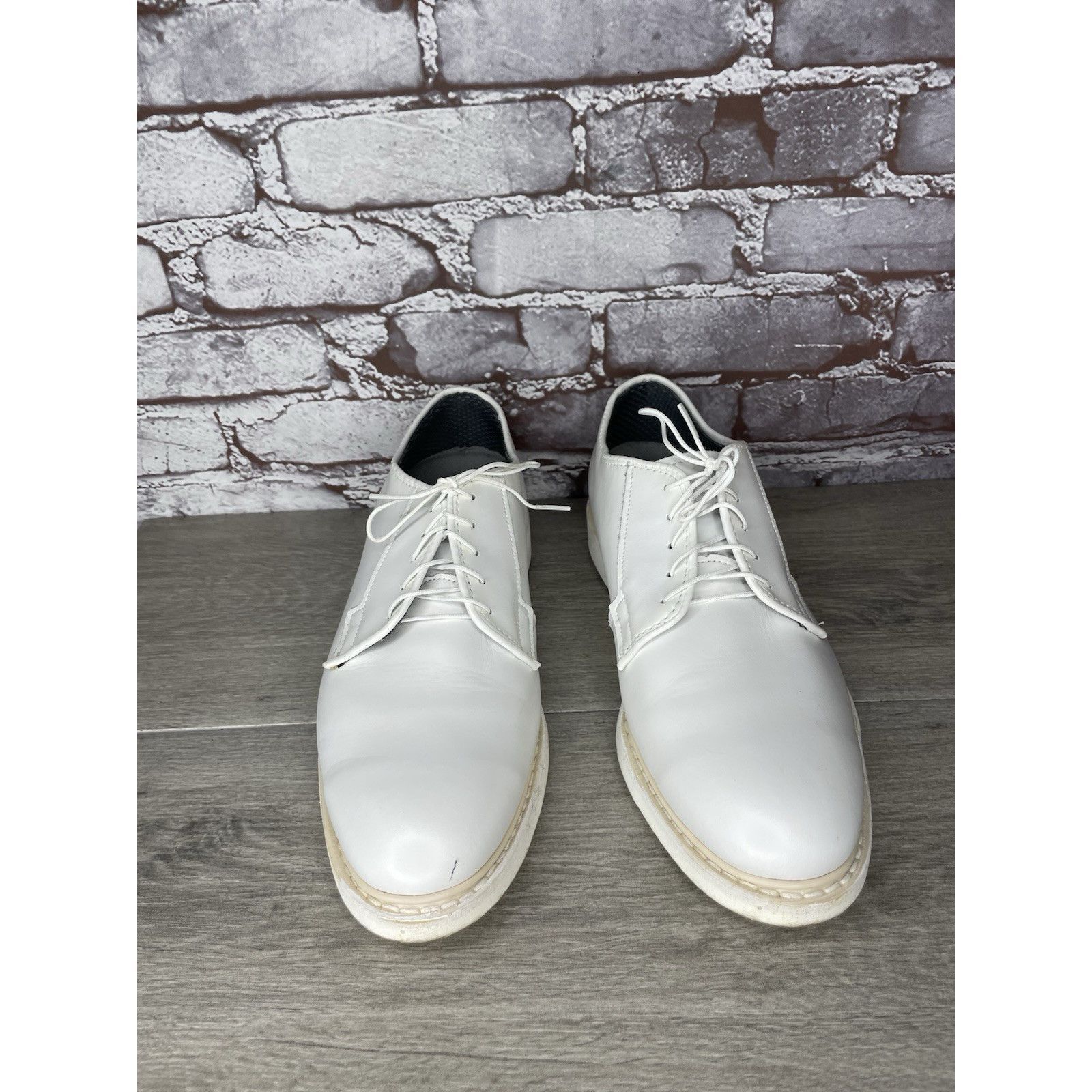 Altama Altama White Leather Oxford Dress Shoes Navy Military 629308 Size US 10 / EU 43 - 11 Thumbnail
