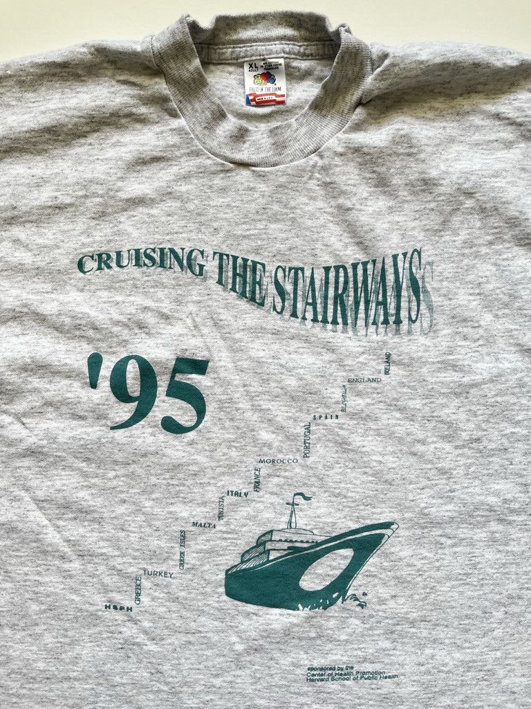 Other Vintage 90s Cruising the Stairways Tee Size US XL / EU 56 / 4 - 4 Thumbnail