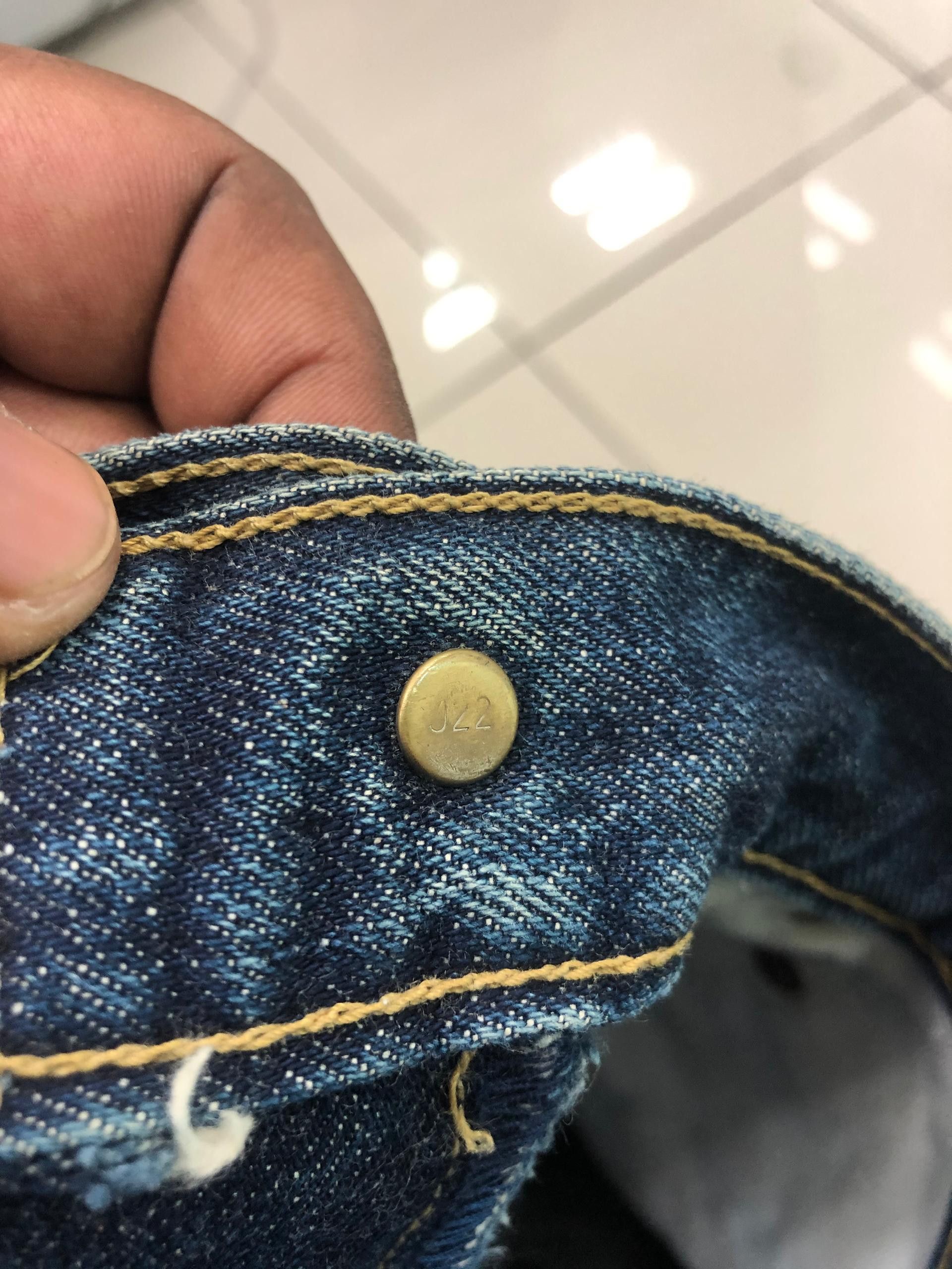 4GSELLER × Levi's Levi's 503 Selvedge denim 5 button distress made in Japan Size US 32 / EU 48 - 19 Thumbnail