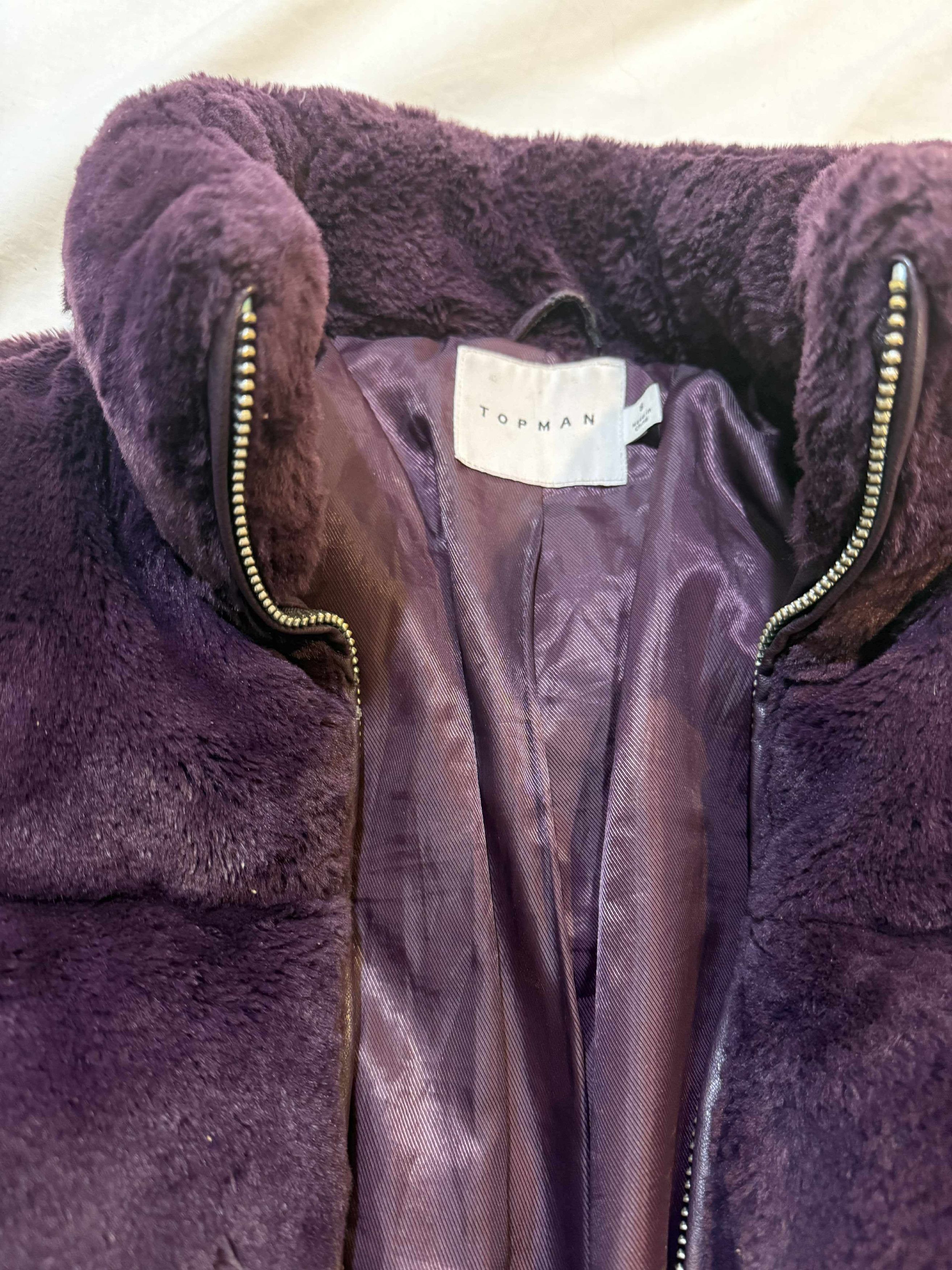 Topman Topman Purple Puffer Jacket Size US S / EU 44-46 / 1 - 12 Thumbnail