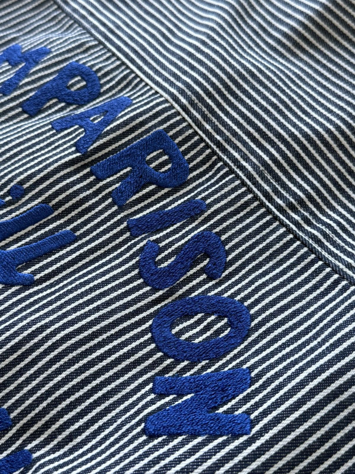 Japanese Brand Comparison will kill you striped overshirt jacket Size US L / EU 52-54 / 3 - 9 Thumbnail