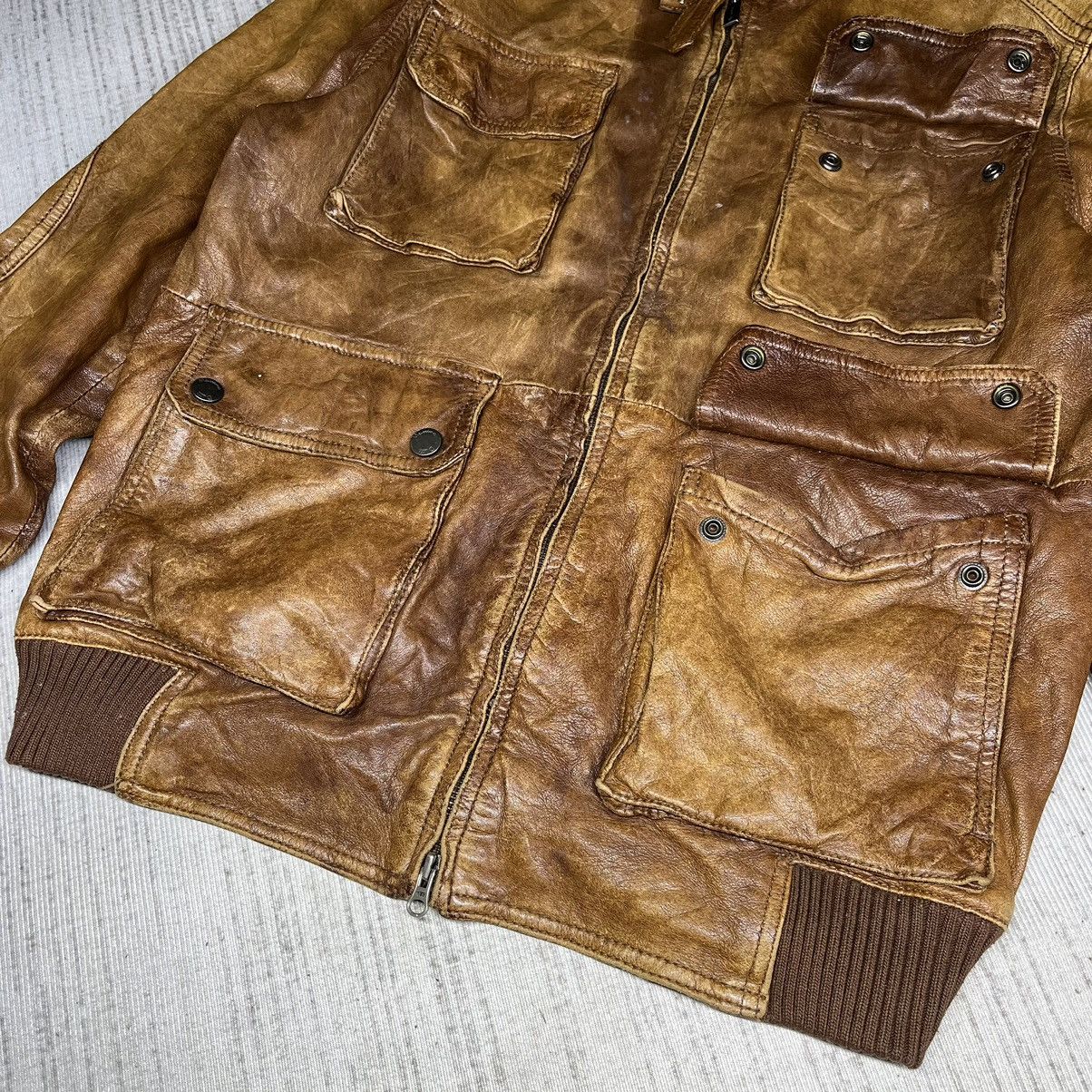 Massimo Dutti Massimo Dutti Brown motorcycle Leather Jacket Size US M / EU 48-50 / 2 - 7 Thumbnail
