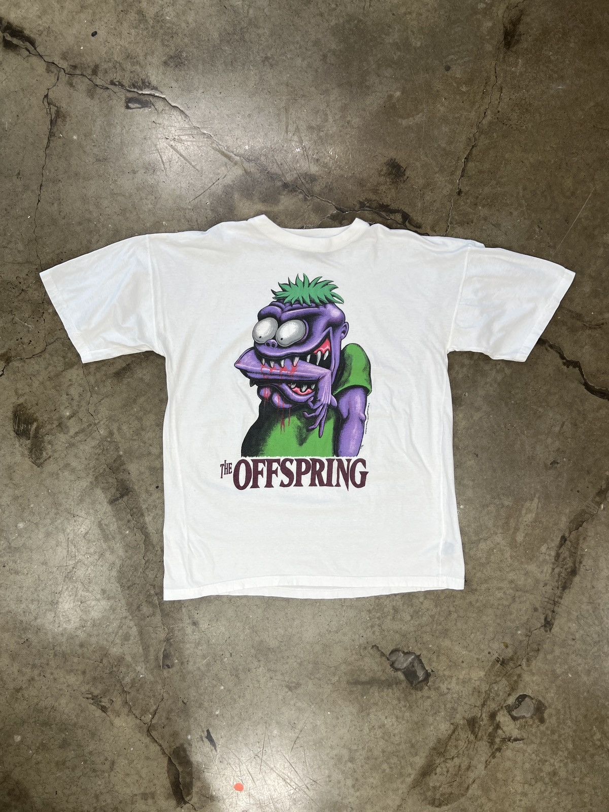 Band Tees Vintage 1995 Offspring Bit Me Brockum Tee XL Size US XL / EU 56 / 4 - 2 Thumbnail
