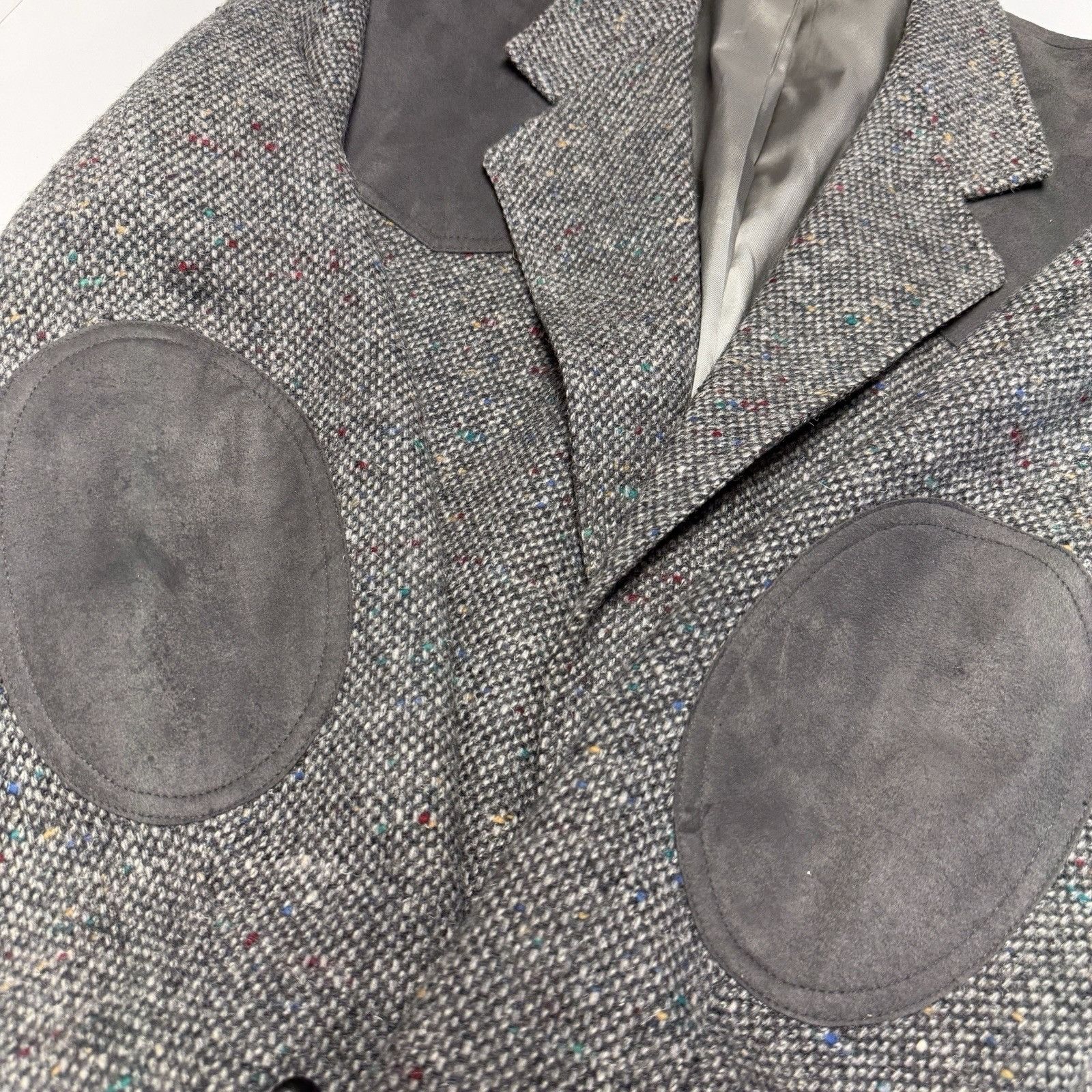Pendleton Vintage Pendleton Tweed Wool Blazer Sport Coat Mens 44 Gray Size 44R - 6 Thumbnail