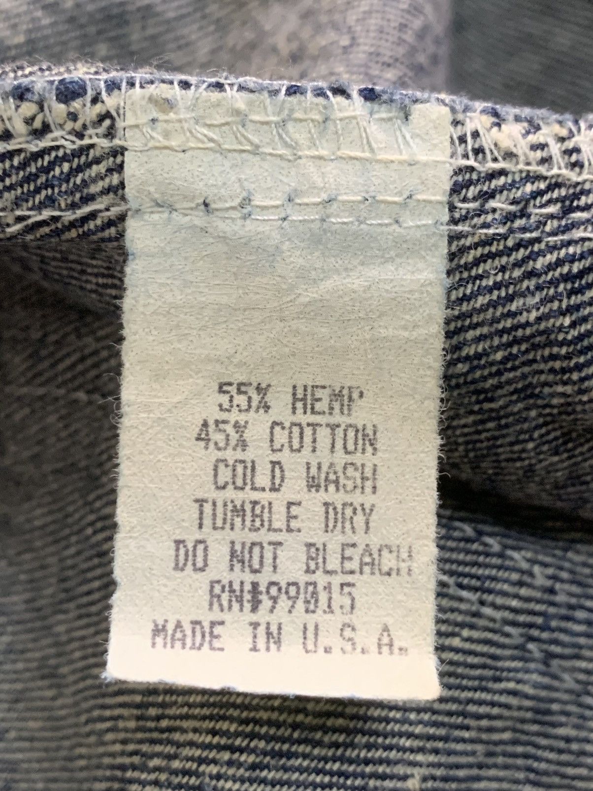 Vintage Rare Design Vintage Prime Hemp Chore Denim Jackets Size US M / EU 48-50 / 2 - 6 Thumbnail