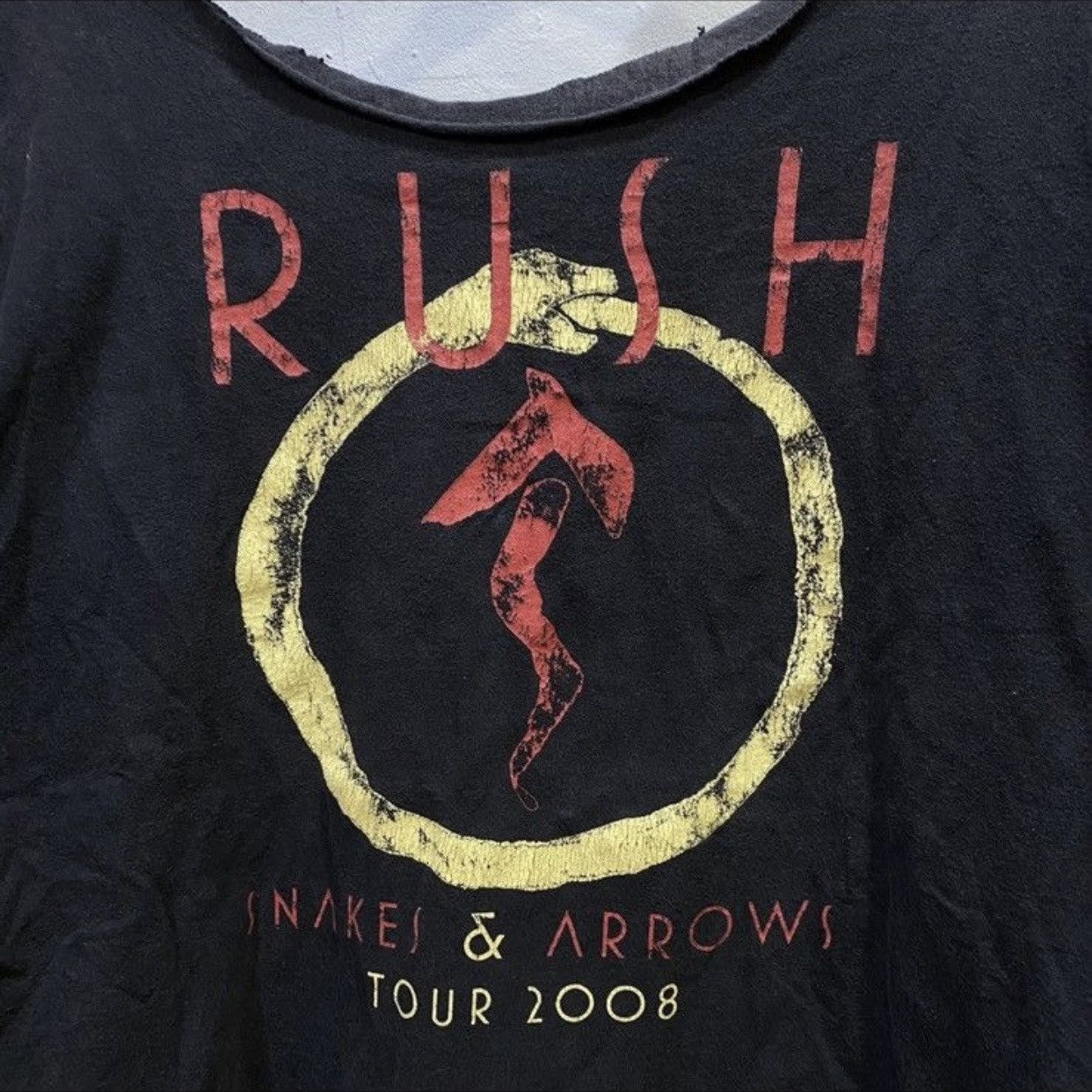 Band Tees × Vintage VINTAGE 2008‼️Rush Band Snakes And Arrows Tour T-Shirts Size US XL / EU 56 / 4 - 3 Thumbnail