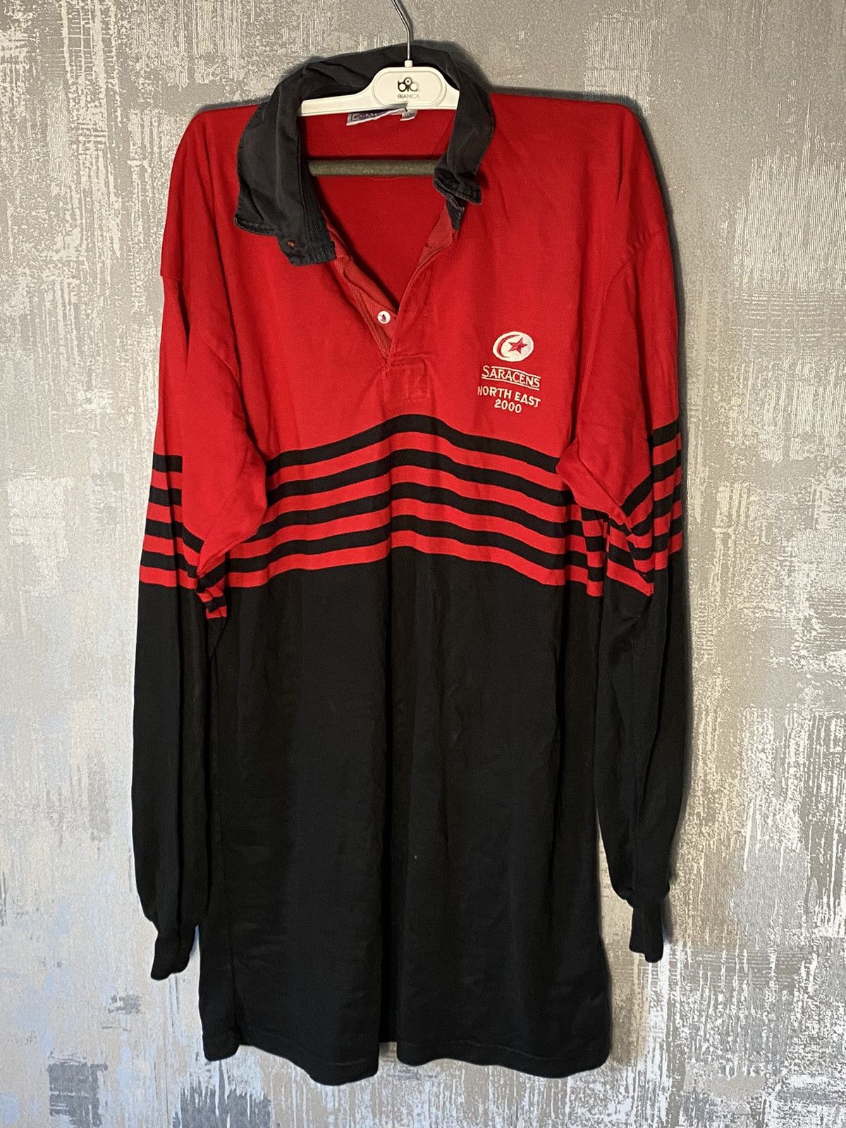 Vintage Vintage Halbro Saracens Rugby Jersey England Rugby Kit Hype Size US XL / EU 56 / 4 - 1 Thumbnail