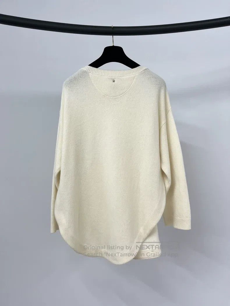 Valentino Valentino White cashmere wool sweater Size XXS / US 00 / IT 34 - 2 Thumbnail