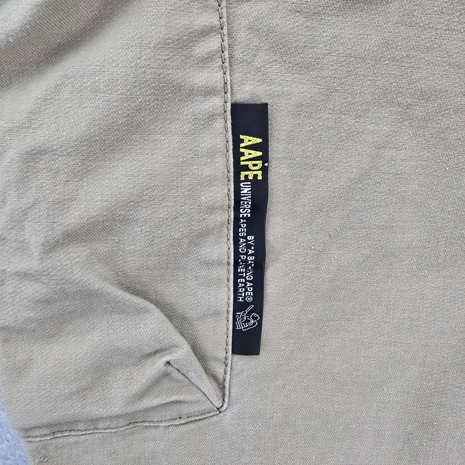 Aape AAPE by Bathing Ape Bape Jogger Cargo Pants Mens Large Beige Size US 34 / EU 50 - 11 Thumbnail
