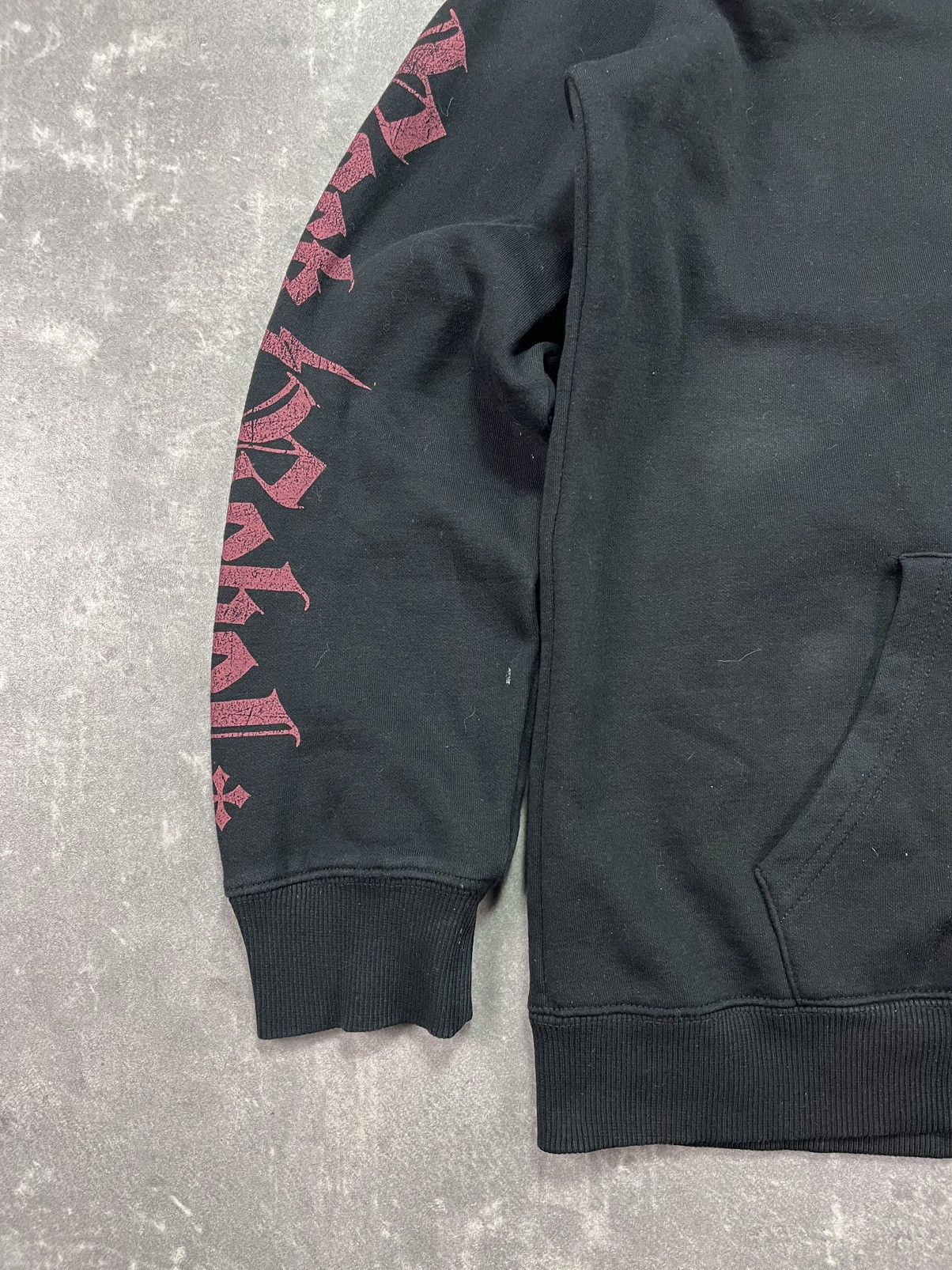 Japanese Brand Rock Rebel Printed Zip Hoodie XL Metal Affliction Rare Size US XL / EU 56 / 4 - 5 Thumbnail