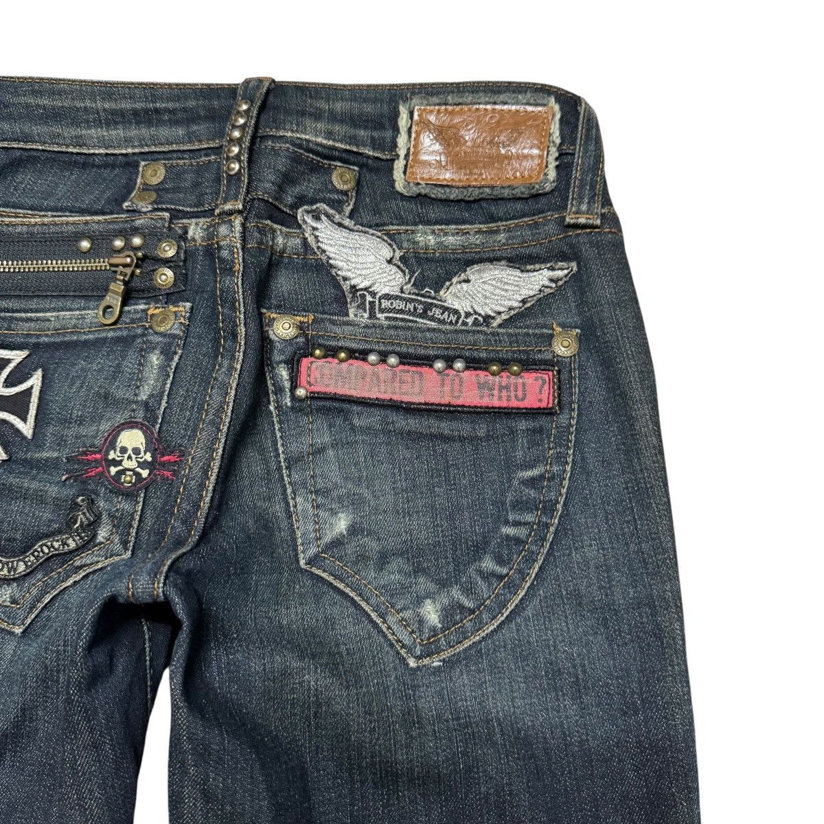 Robins Jeans Robin's Jeans Rock N Roll Denim Jeans Size 25" / US 0 / IT 36 - 13 Thumbnail