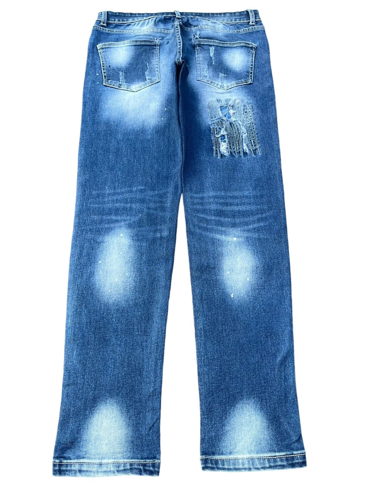Japanese Brand Vintage Japanese Brand Barracuda Distressed Skinny Jeans Size US 29 - 2 Thumbnail