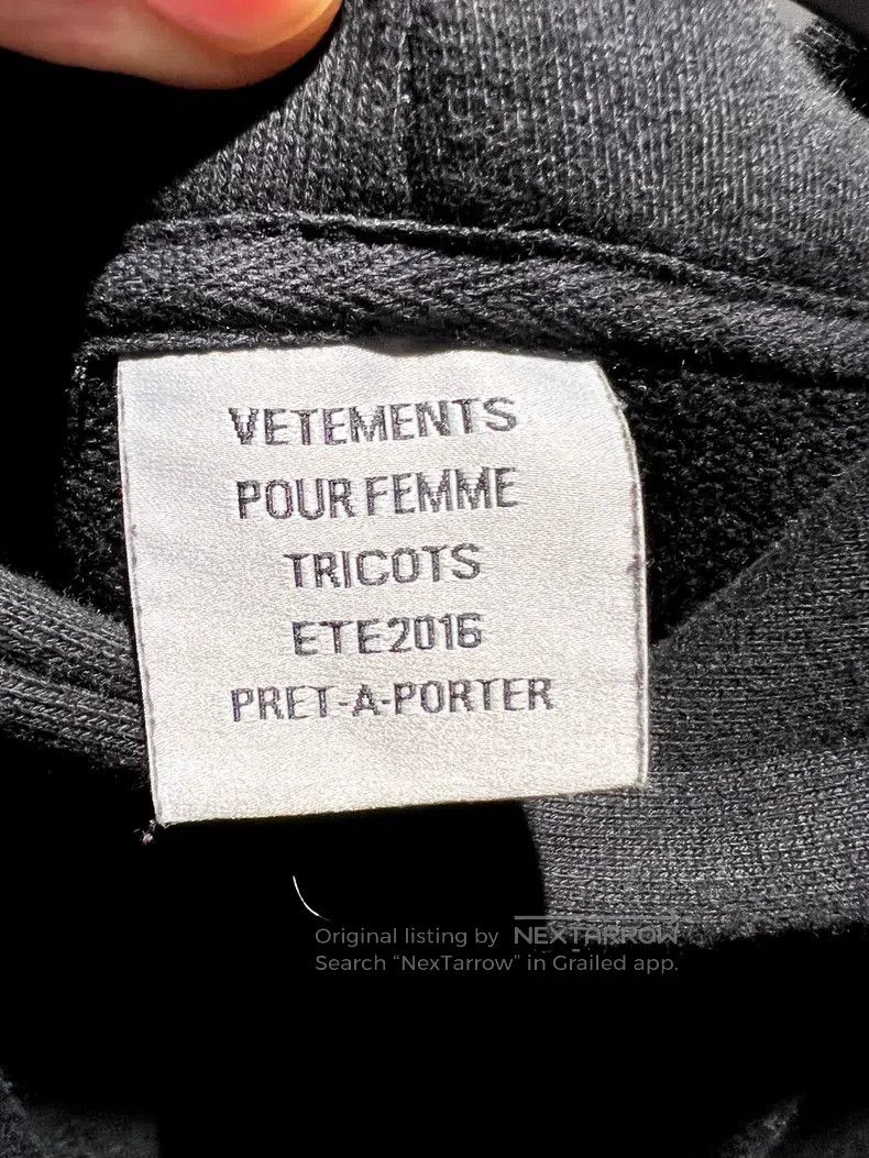 Vetements Vetements Sweatshirt Size US L / EU 52-54 / 3 - 5 Thumbnail
