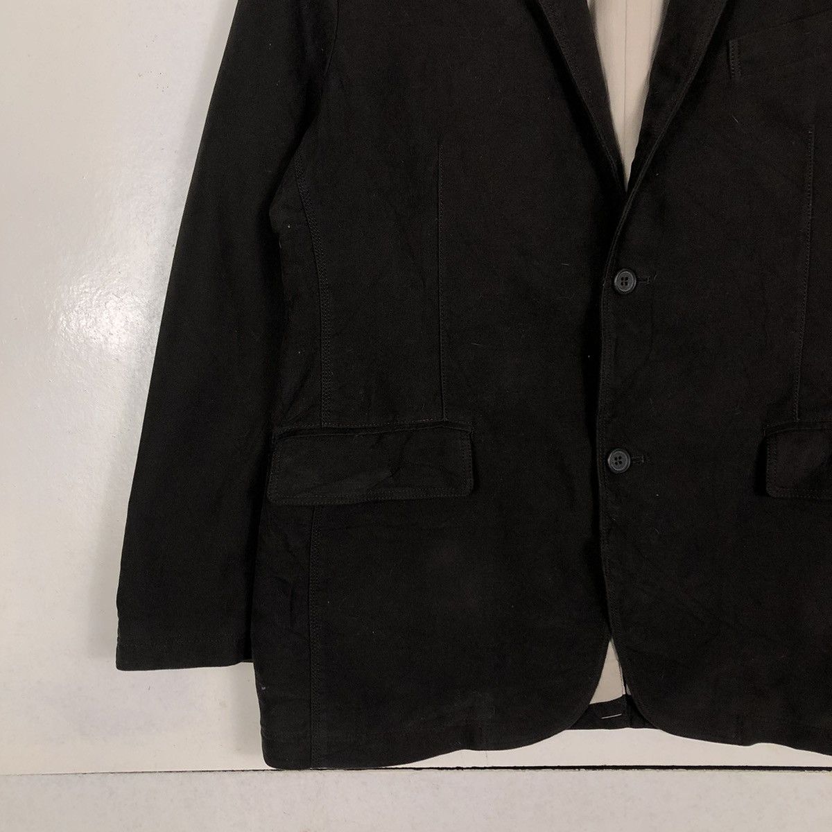 Blue Blue Japan 🔥WORK CHORE JACKET BIKER OCEAN BLUE ISSEY MIYAKE Size US M / EU 48-50 / 2 - 14 Thumbnail