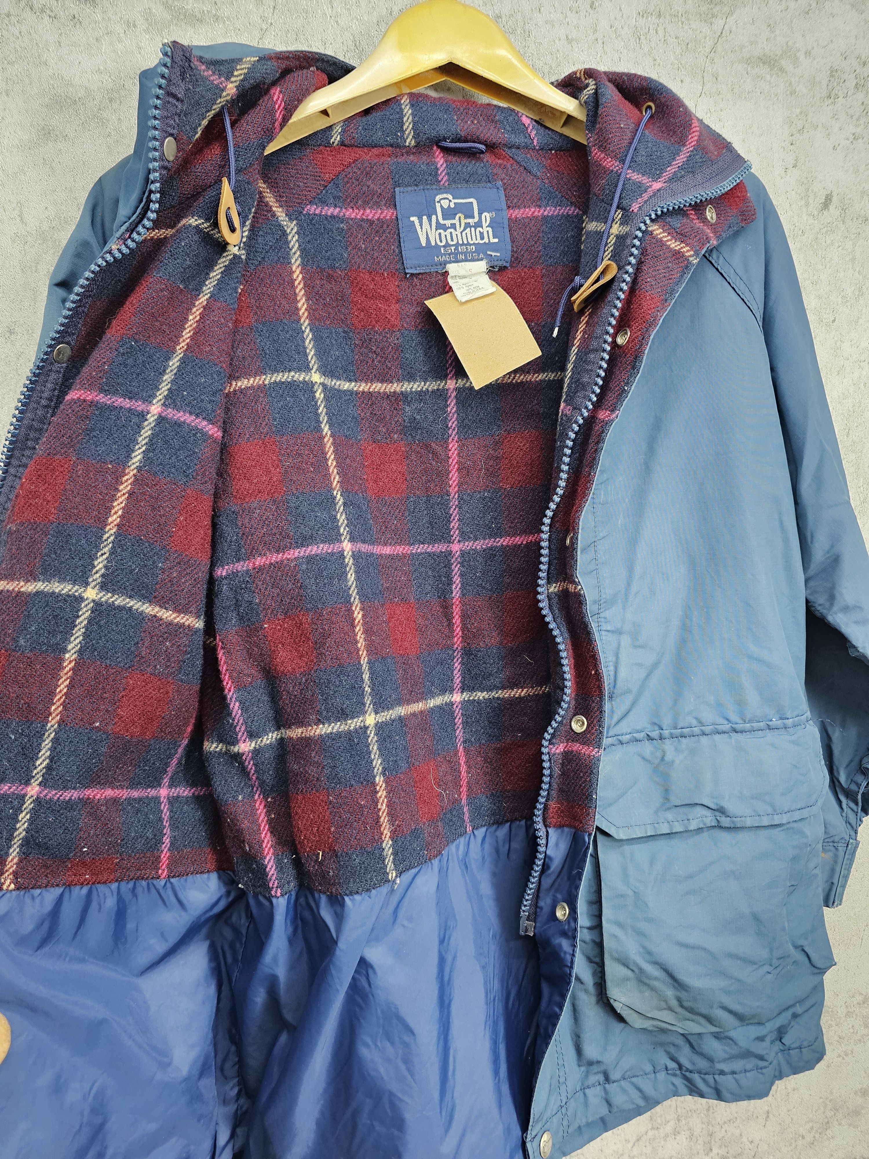 Other Vintage WOOLRICH Hiking Outdoor Wool Checked Jacket J0045 Size US S / EU 44-46 / 1 - 14 Thumbnail