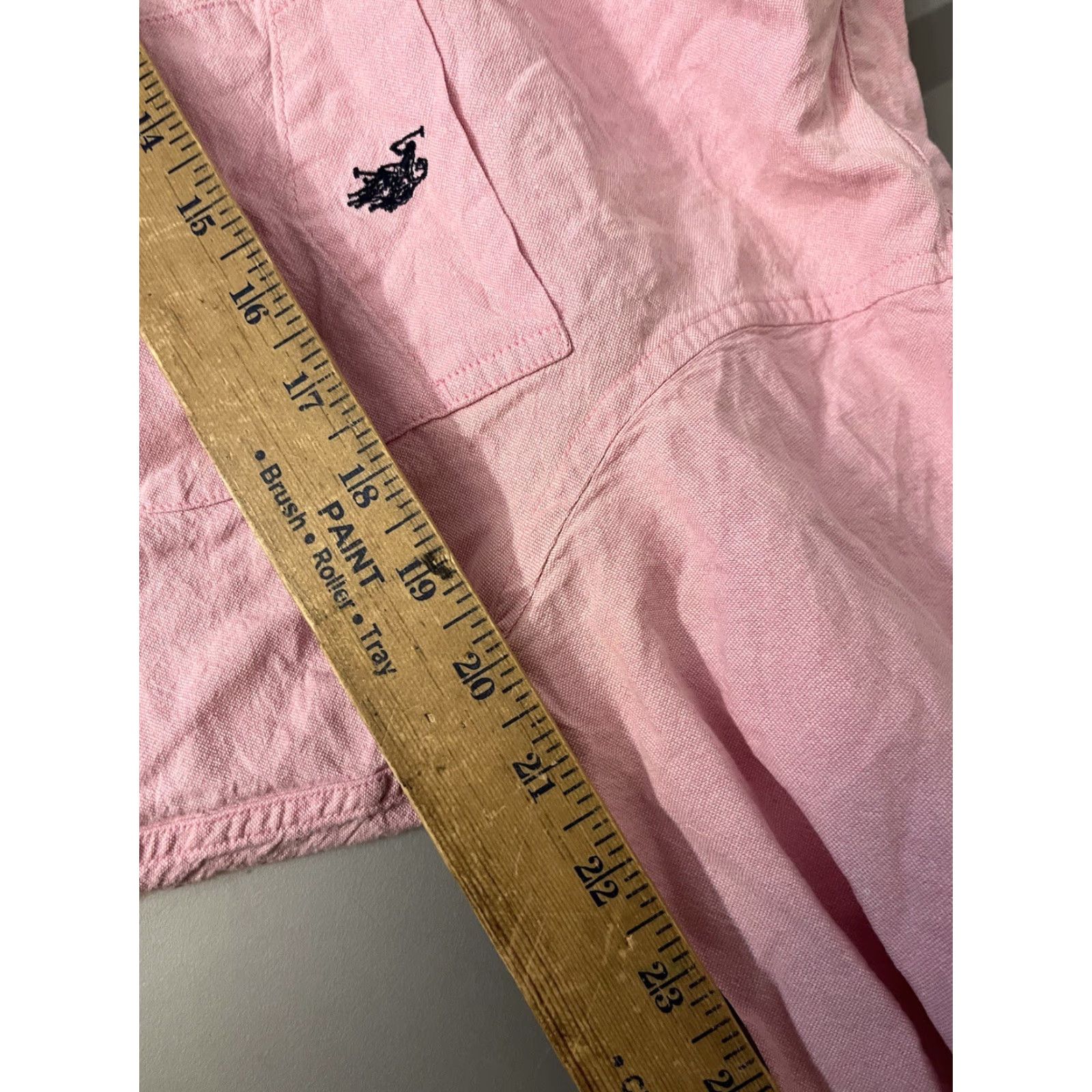 Vintage U.S Polo Assn Slim Fit Stretch Long Sleeve Button Down Shirt Mens Pink Size S Size US S / EU 44-46 / 1 - 5 Thumbnail