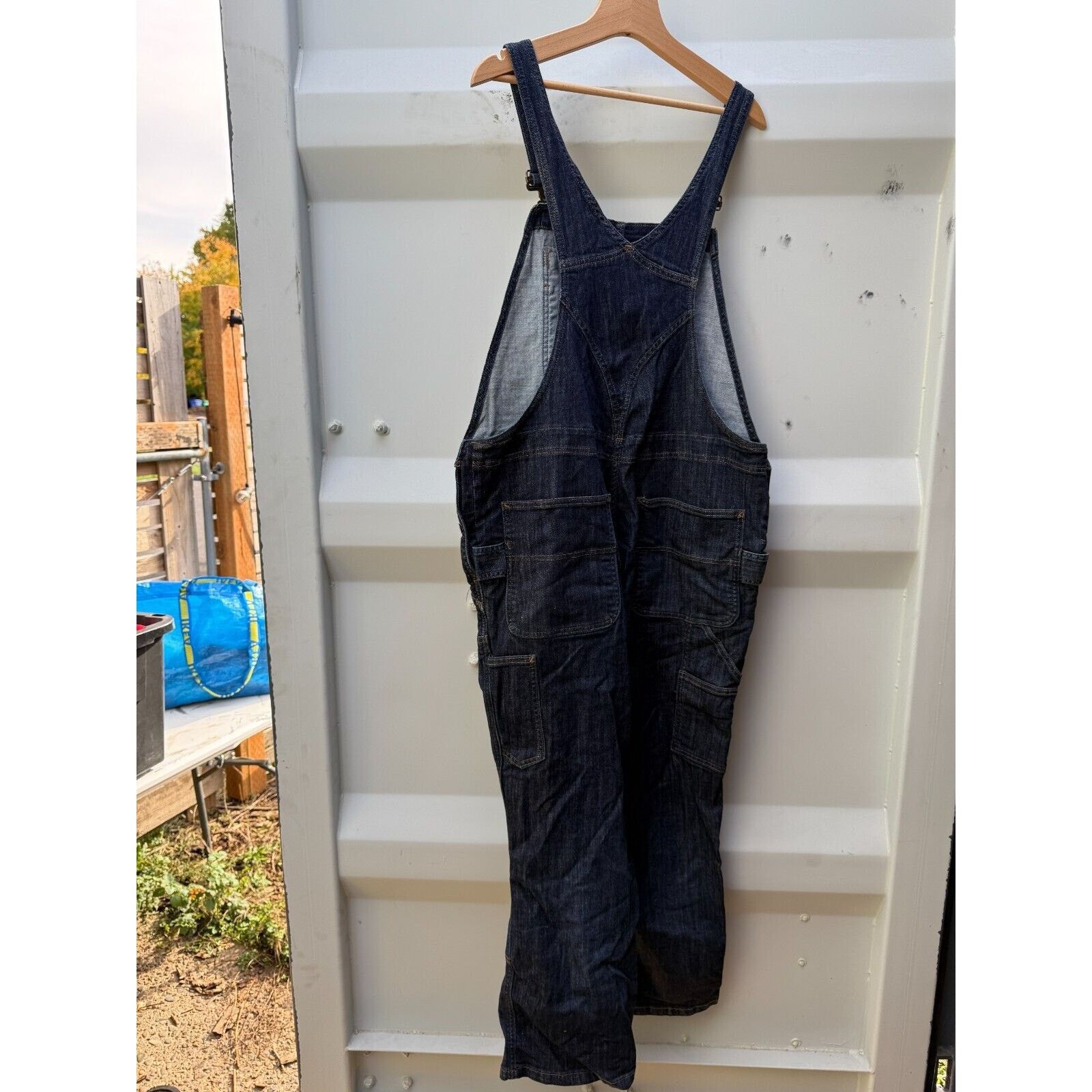 Carhartt Carhartt Double Front Bib Overalls Denim Womens XL B1 Size 38" / US 16 / IT 52 - 3 Thumbnail