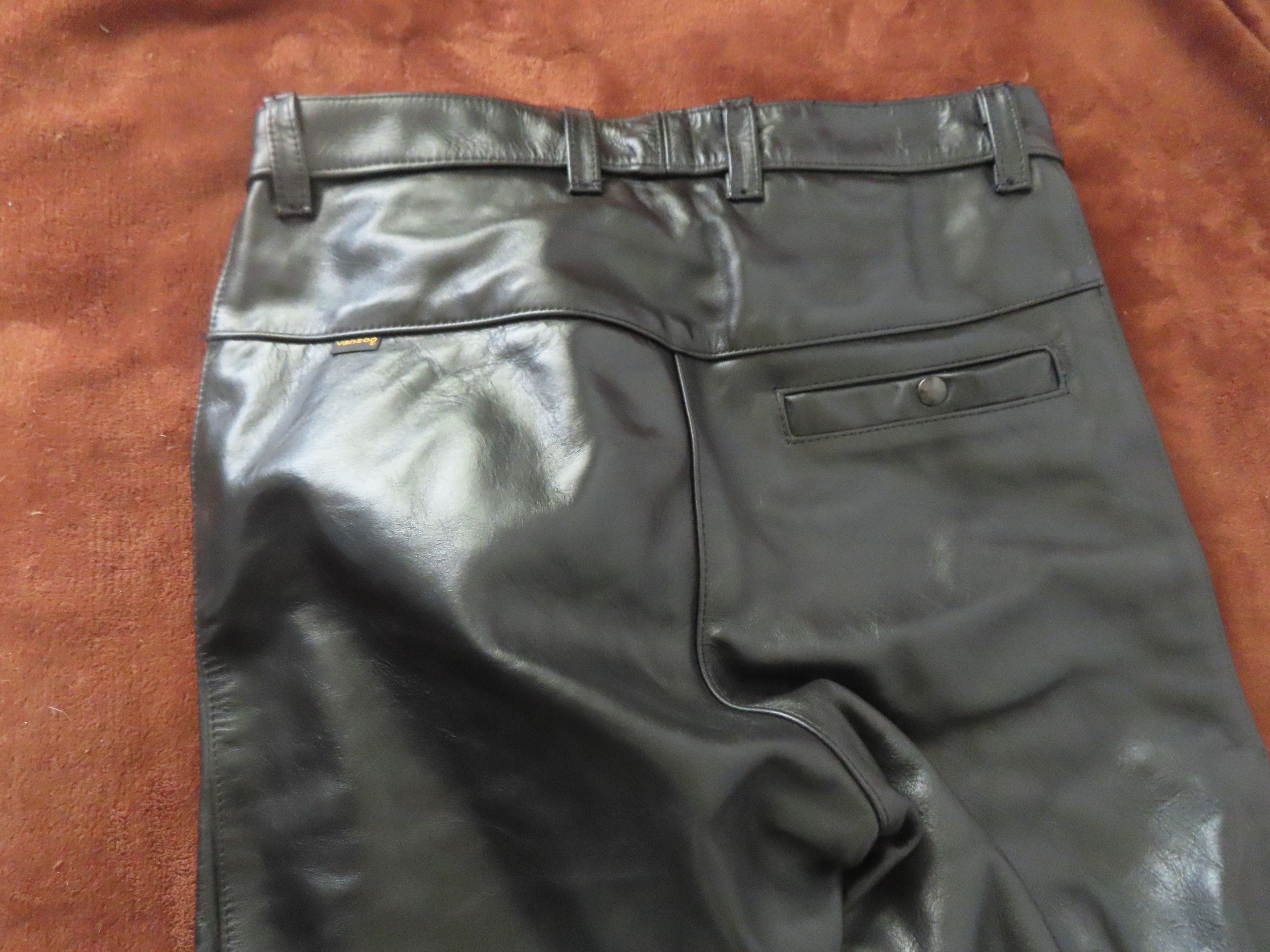 Leather × Vanson Leathers Vanson Sportrider leather Pants Size US 36 / EU 52 - 4 Thumbnail