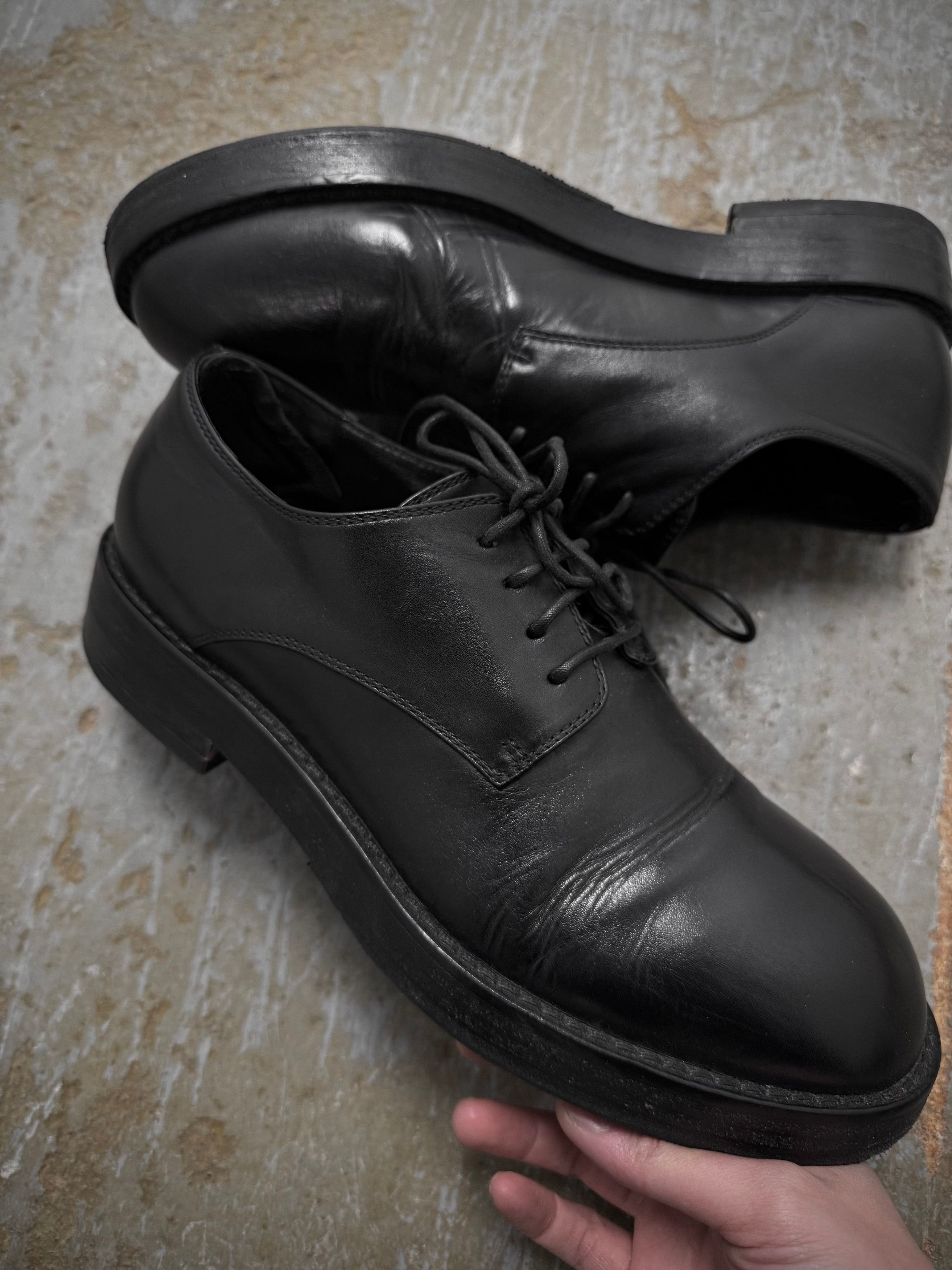 Ann Demeulemeester Ann Demeulemeester AW21 'Olivier' Cow Leather Derbies Size US 9 / EU 42 - 2 Thumbnail