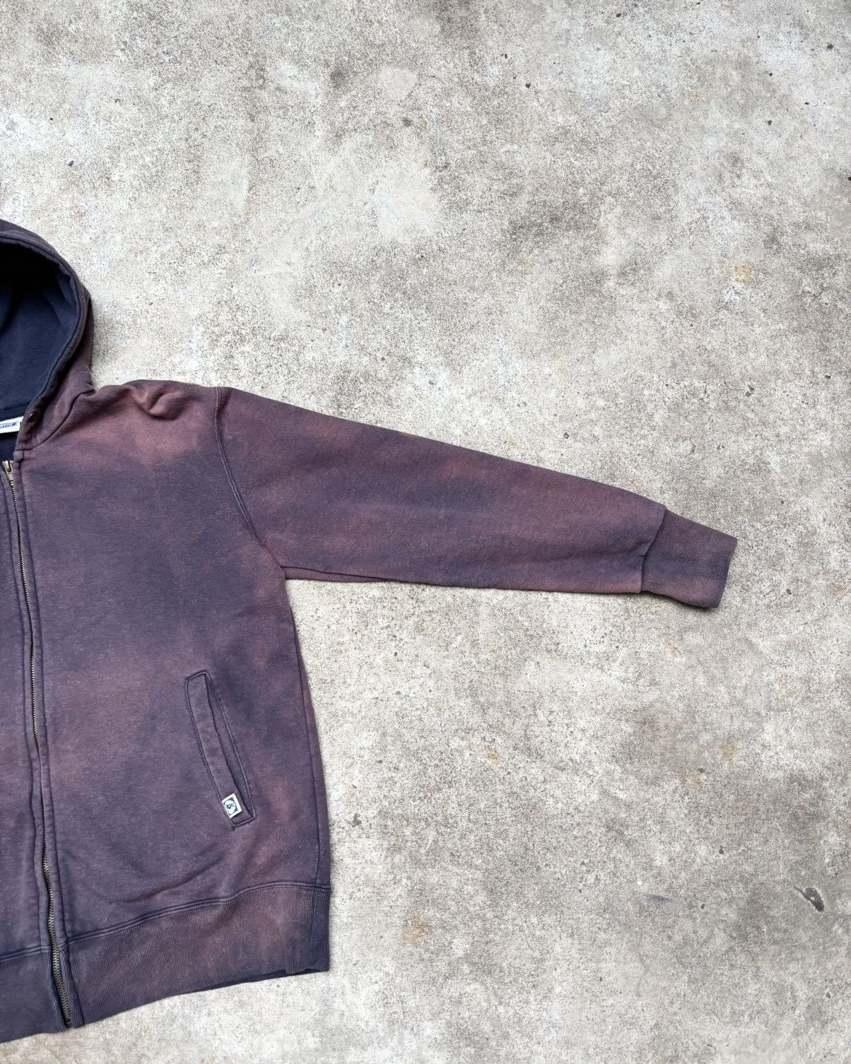 Vintage Faded Thrashed Distressed Discus Zip Hoodie Size US M / EU 48-50 / 2 - 3 Thumbnail