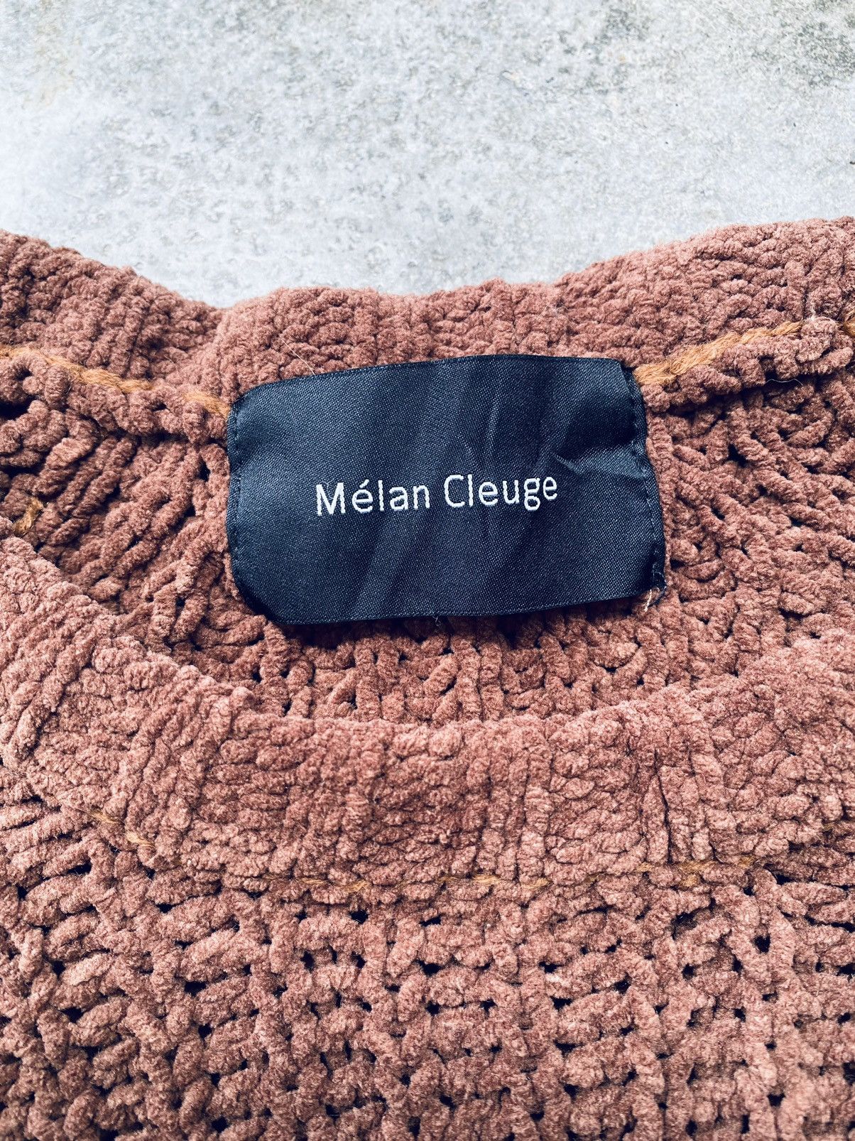 Japanese Brand Vintage Melan Cleuge Crochet Knitwear Size US M / EU 48-50 / 2 - 4 Thumbnail