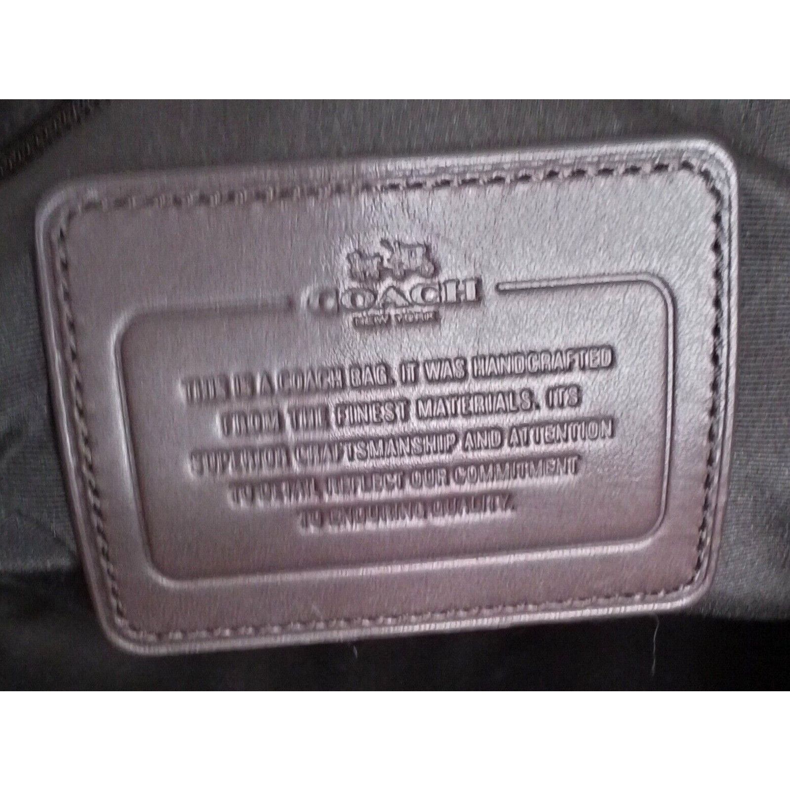 Coach Coach Leather Bag Brown Weekender Travel Work Handbag Size ONE SIZE - 13 Thumbnail