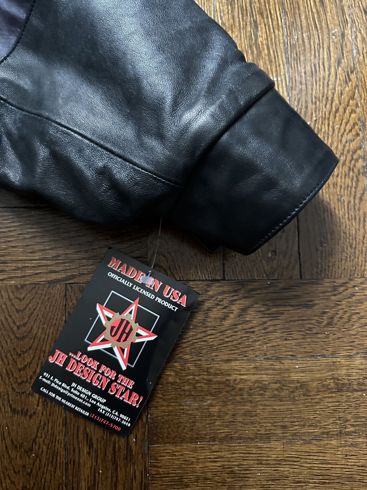 Jeff Hamilton Vintage Jeff Hamilton Leather Jacket - 1999 Deadstock NOS Size US XL / EU 56 / 4 - 5 Thumbnail