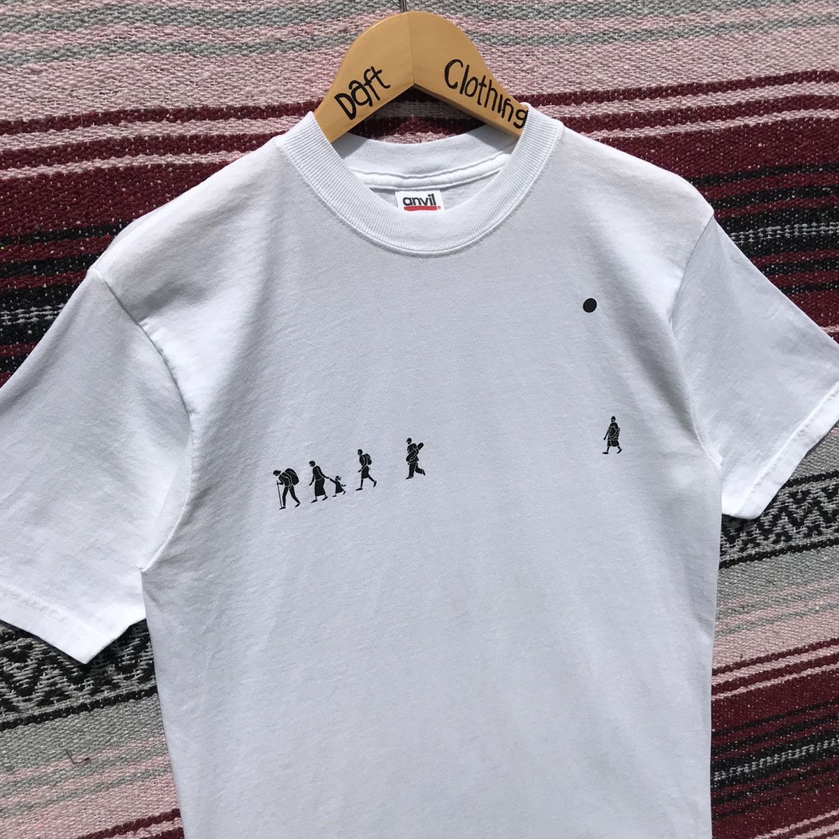 Clarks × Vintage Vintage Clarks Walk Around The World Shirt Clarks Outdoor Size US S / EU 44-46 / 1 - 5 Thumbnail