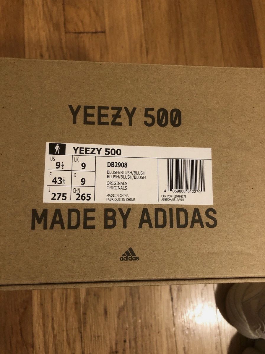 Yeezy Adidas Yeezy 500 Desert rat Blush Mens US size 9.5 Size US 9.5 / EU 42-43 - 9 Thumbnail