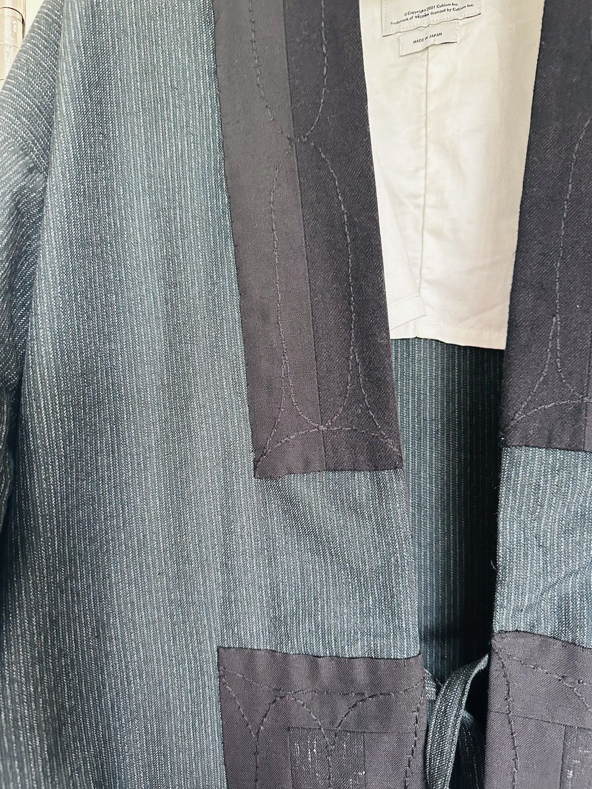 VISVIM RUUNPE COAT PINSTRIPE VISVIM RUUNPE COAT PINSTRIPE