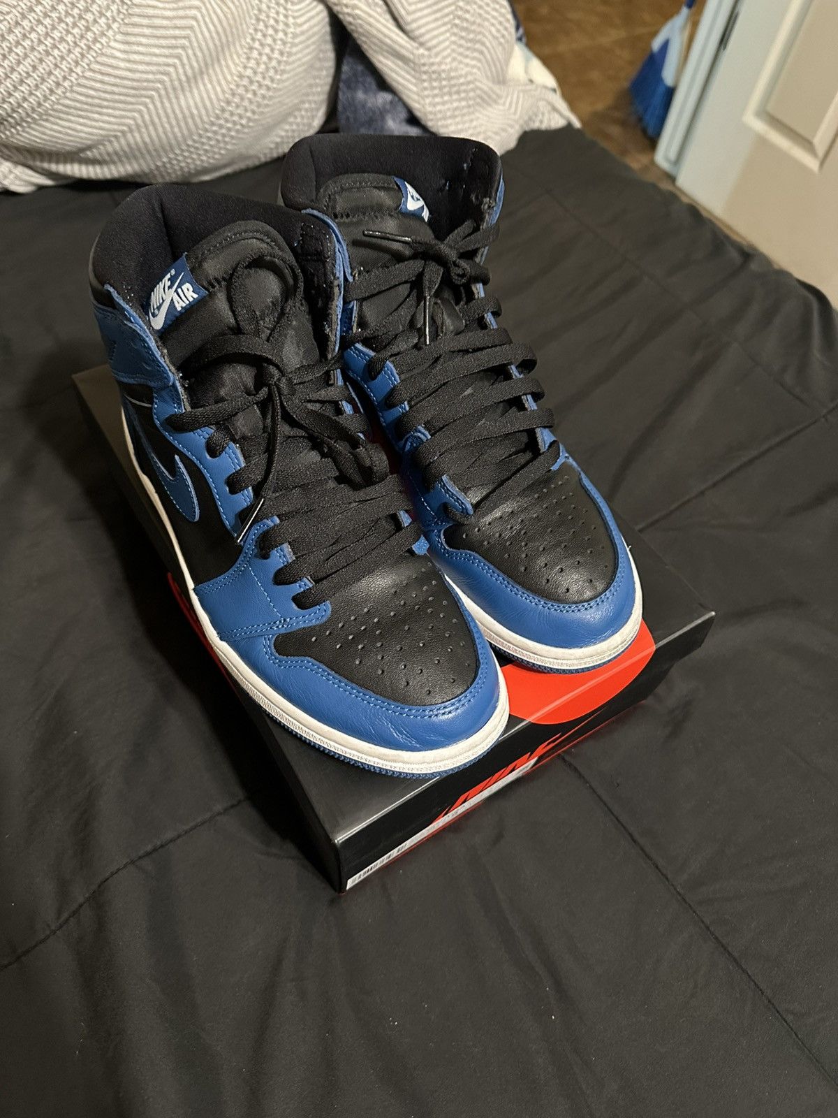 Jordan Brand × Nike Air Jordan retro 1 marina blue Size US 9 / EU 42 - 1 Thumbnail