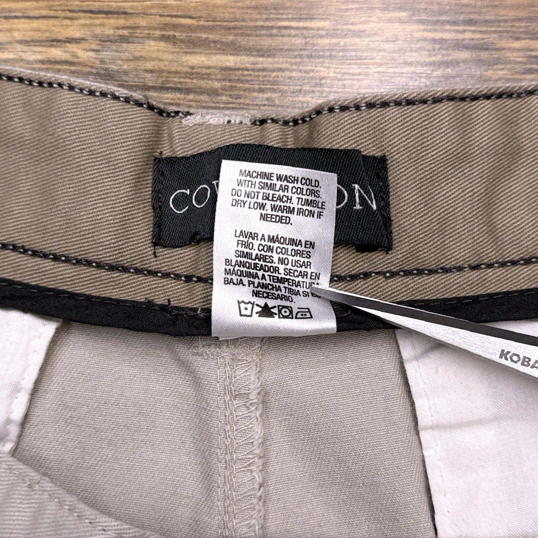 Vintage Covington Covington Pleated Front Shorts Mens 36 Beige High Rise New Long Size US 36 / EU 52 - 5 Thumbnail
