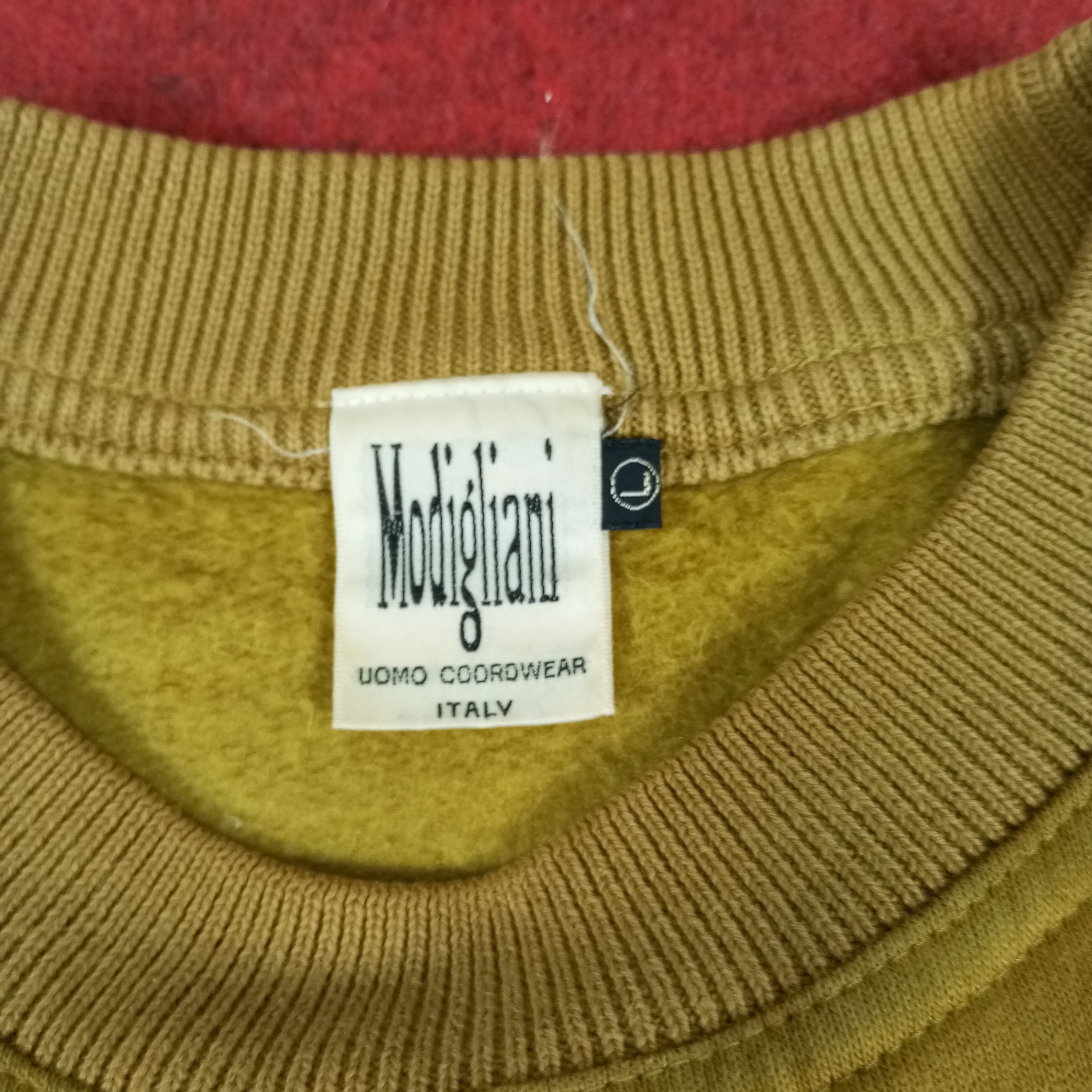 Vintage Modigliani Italian Brand Winter Style Sweatshirt Size US L / EU 52-54 / 3 - 5 Thumbnail