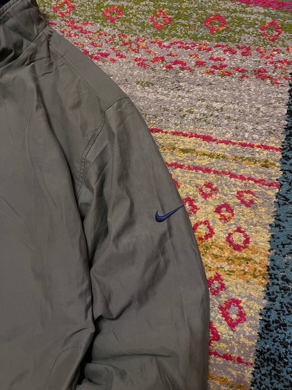 Nike Vintage Nike Nylon Quarter Zip Boxy Jacket L Size US L / EU 52-54 / 3 - 3 Thumbnail