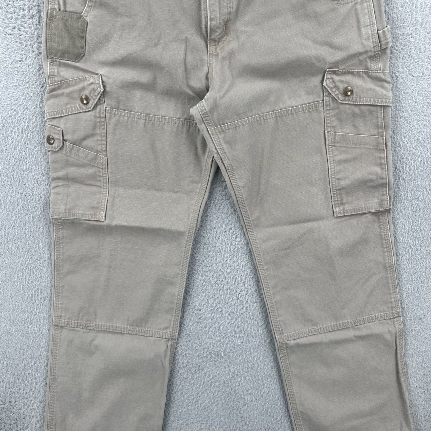 Carhartt Carhartt Cargo Pants Men 34x28 Heavyweight Khaki Workwear EUC Beige Regular Fit Size US 34 / EU 50 - 3 Thumbnail